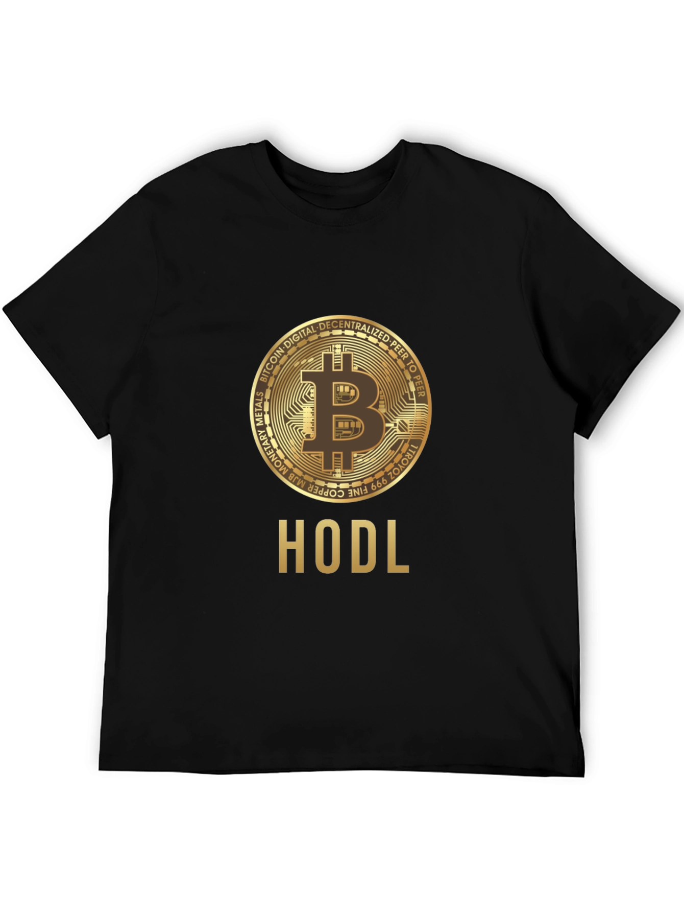 Bitcoin HODL T-Shirt Crypto Currency Tee