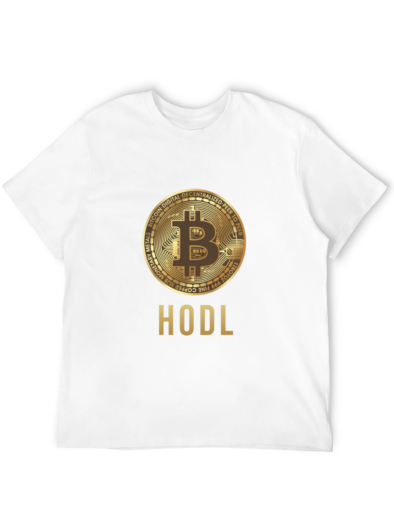 Bitcoin HODL T-Shirt Crypto Currency Tee