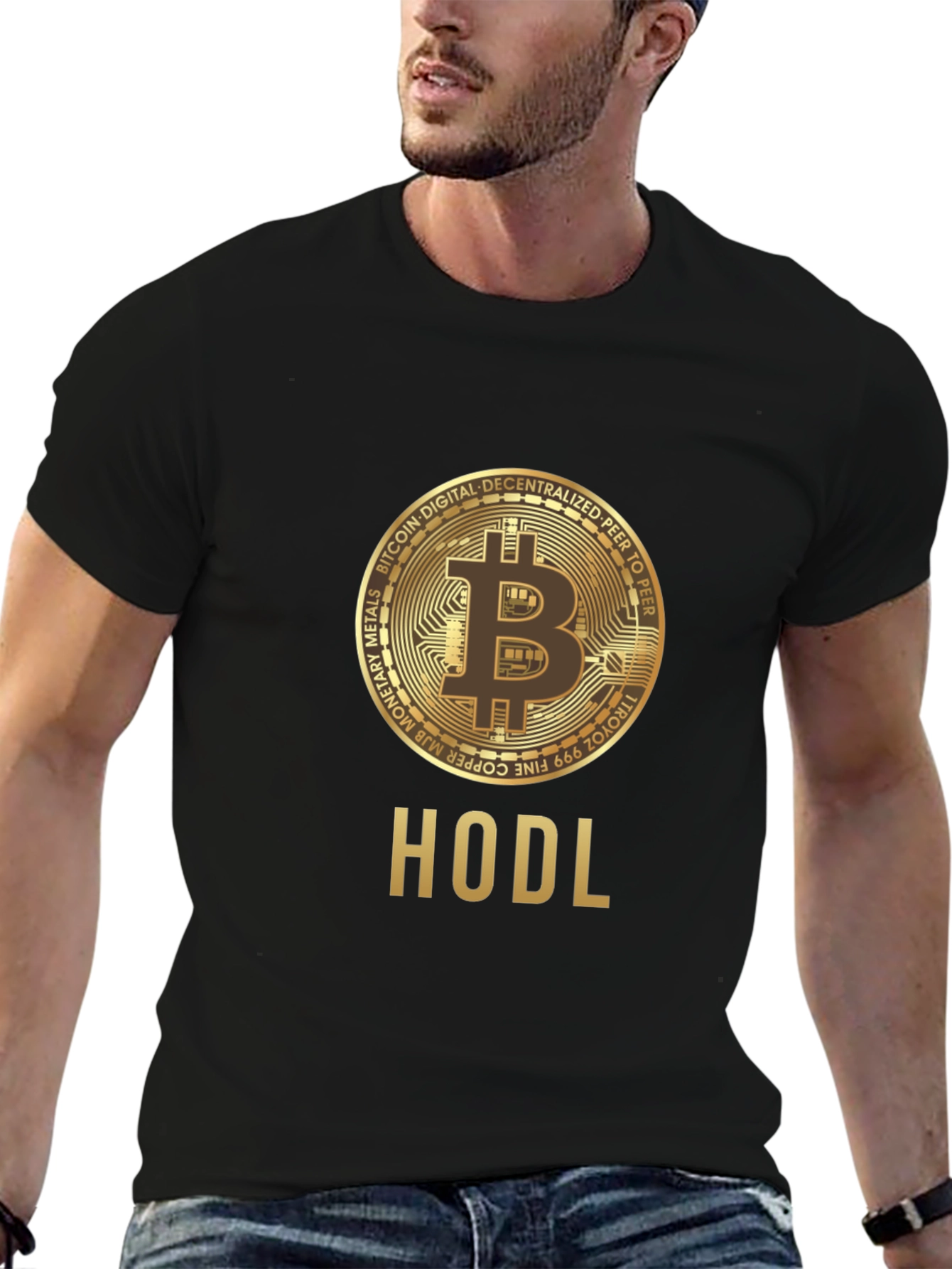 Bitcoin HODL T-Shirt Crypto Currency Tee