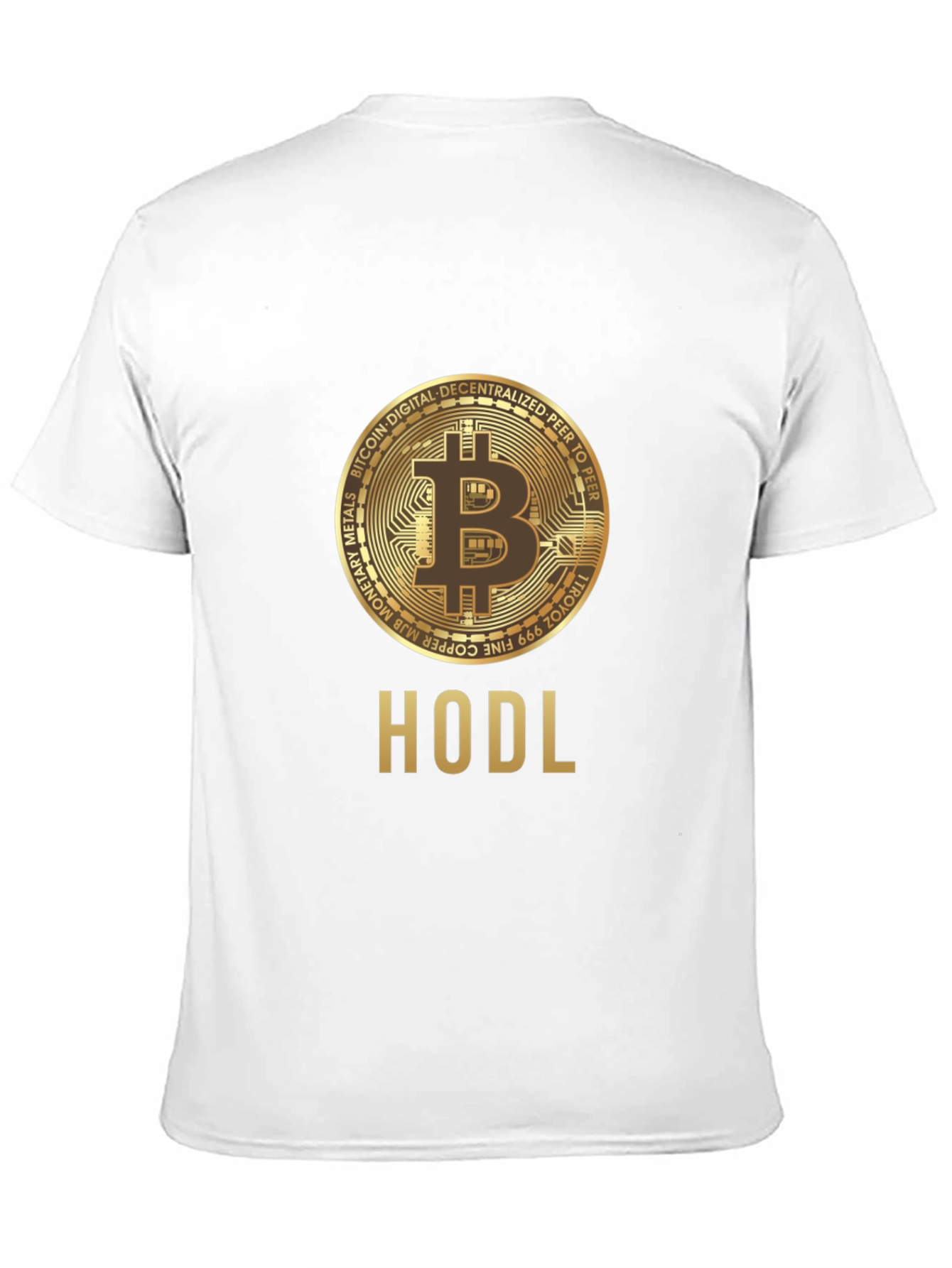 Bitcoin HODL T-Shirt Crypto Currency Tee