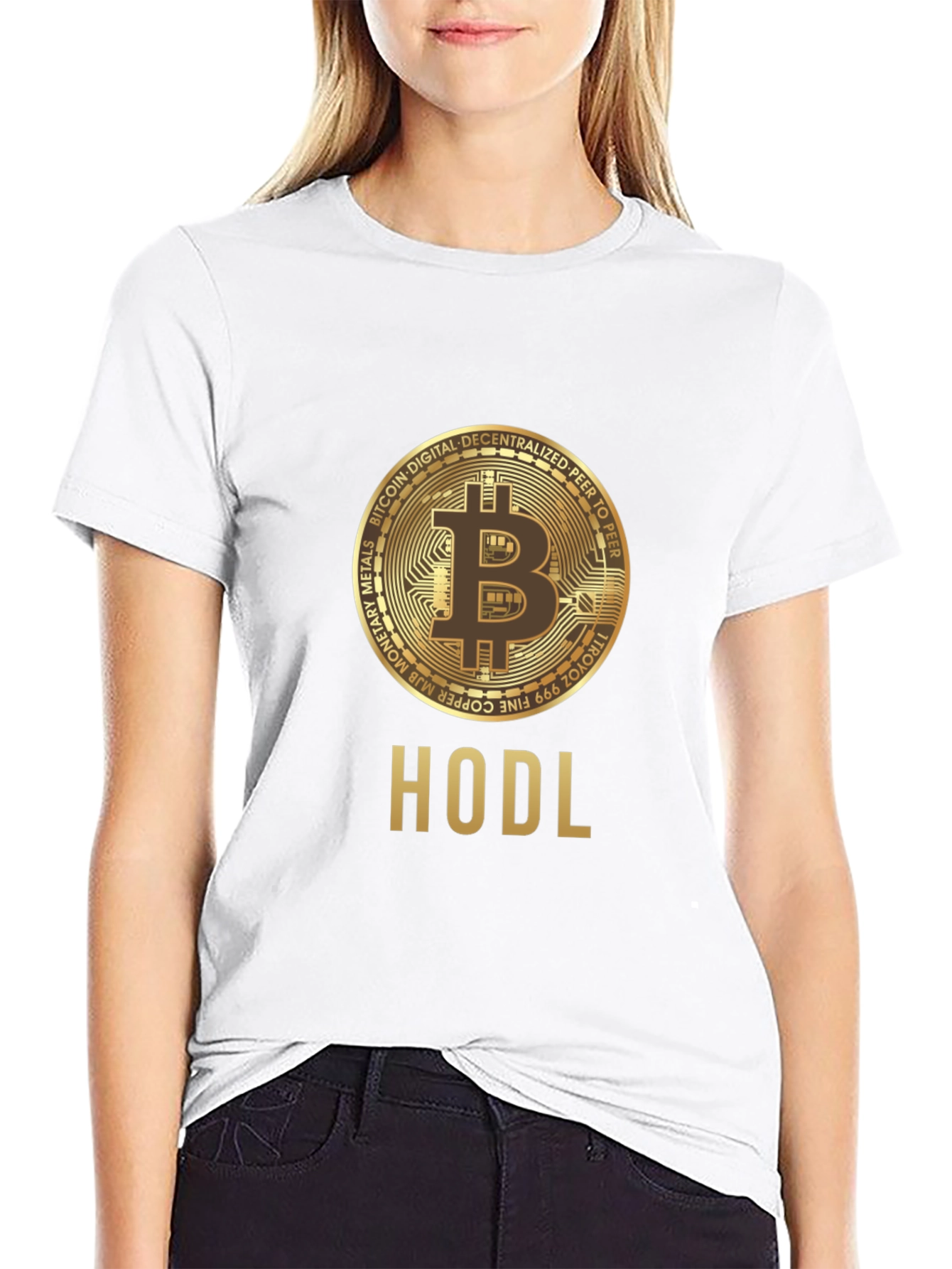Bitcoin HODL T-Shirt Crypto Currency Tee