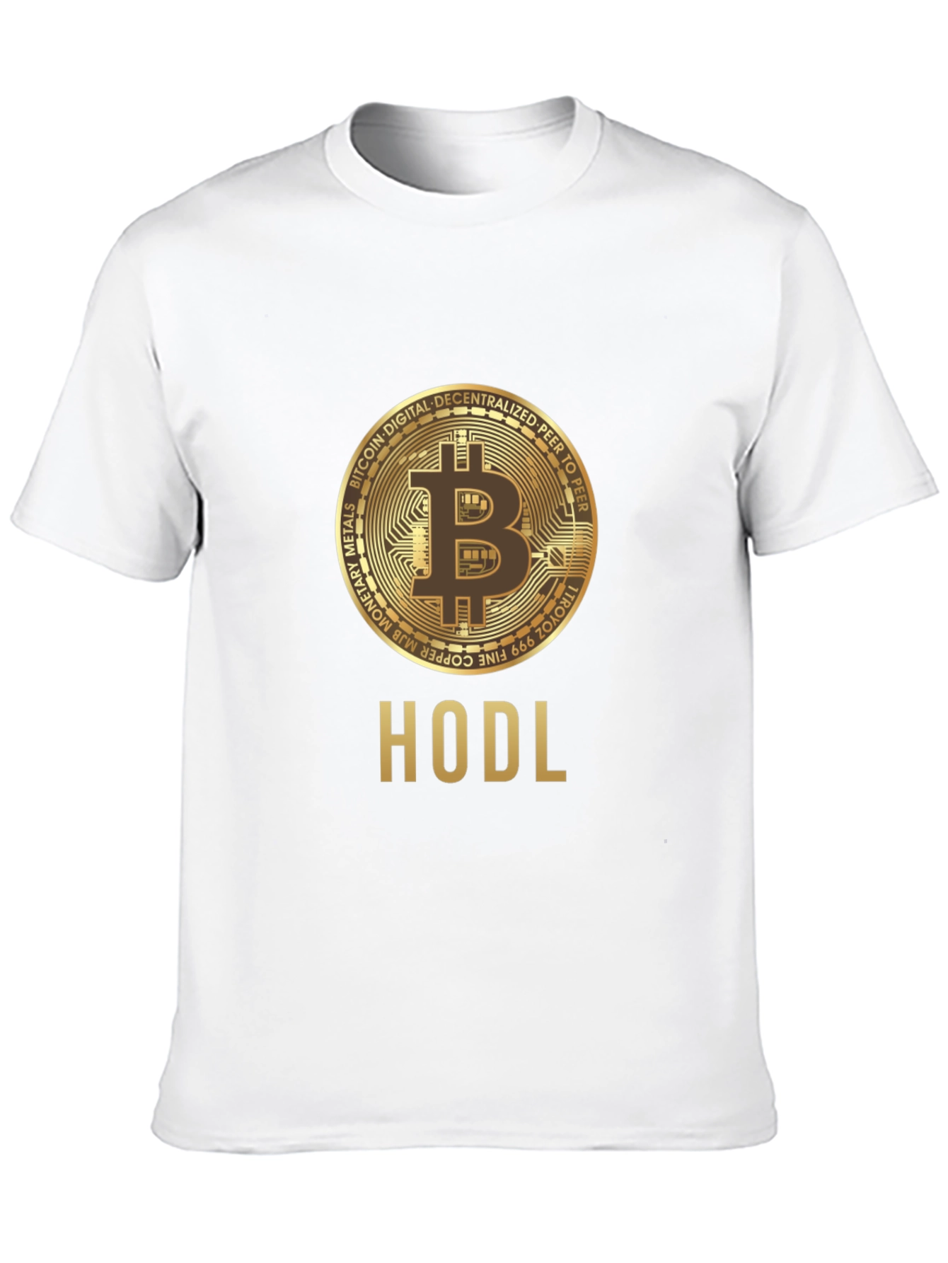 Bitcoin HODL T-Shirt Crypto Currency Tee