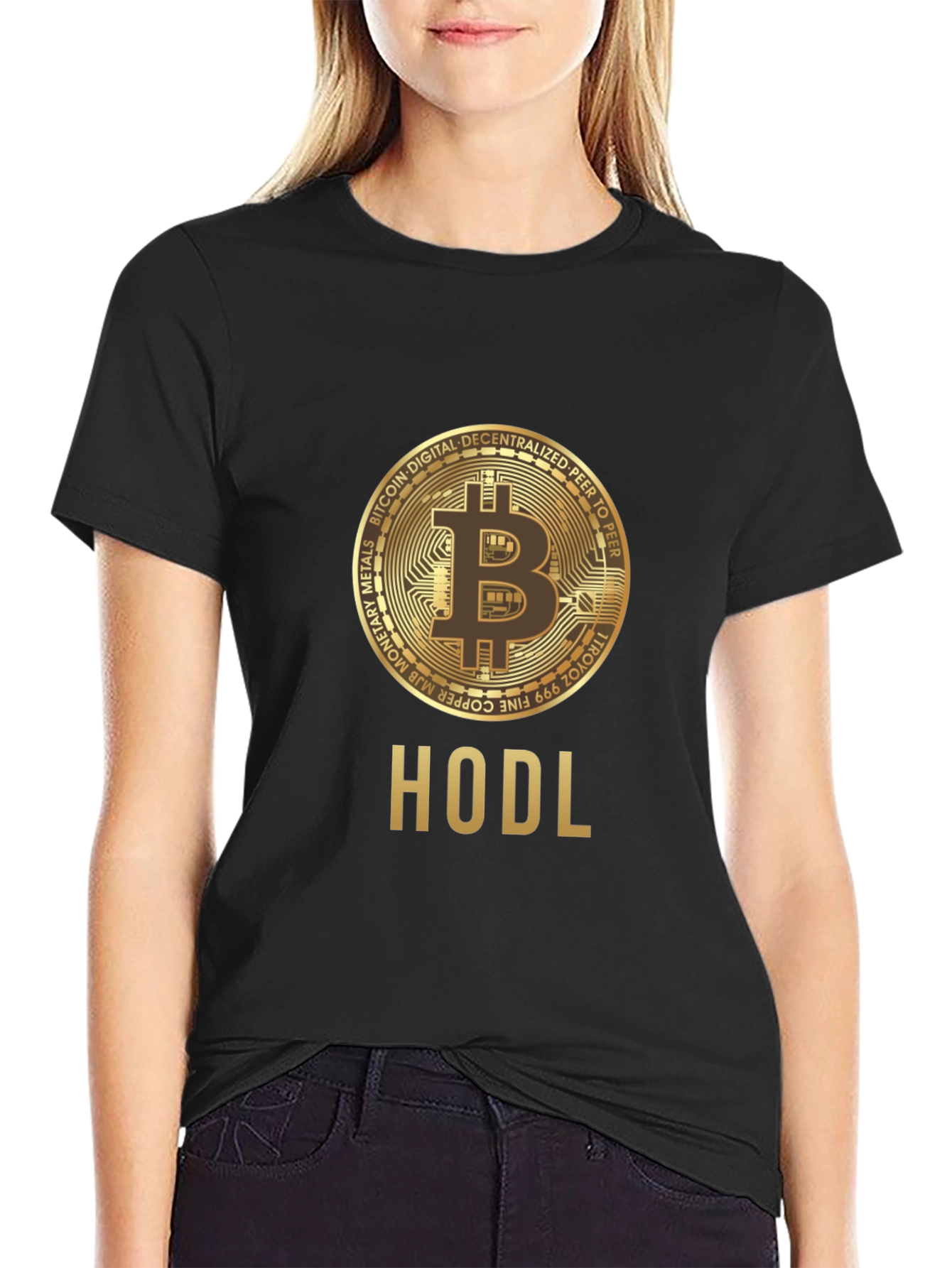 Bitcoin HODL T-Shirt Crypto Currency Tee
