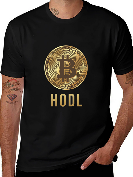 Bitcoin HODL T-Shirt Crypto Currency Tee
