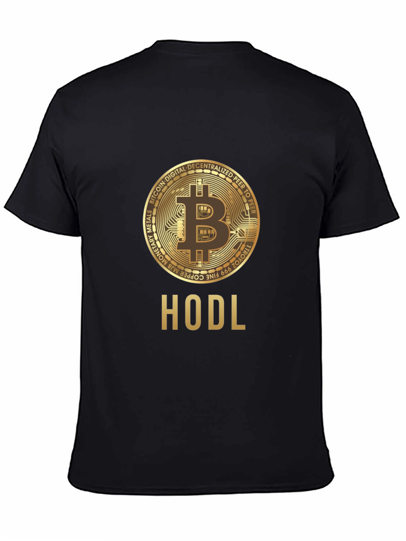 Bitcoin HODL T-Shirt Crypto Currency Tee