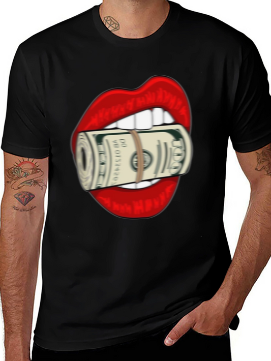 Money Mouth Graphic T-Shirt
