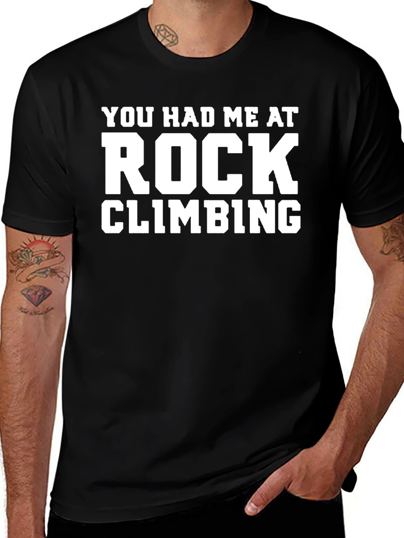 Rock Climbing Enthusiast T-Shirt