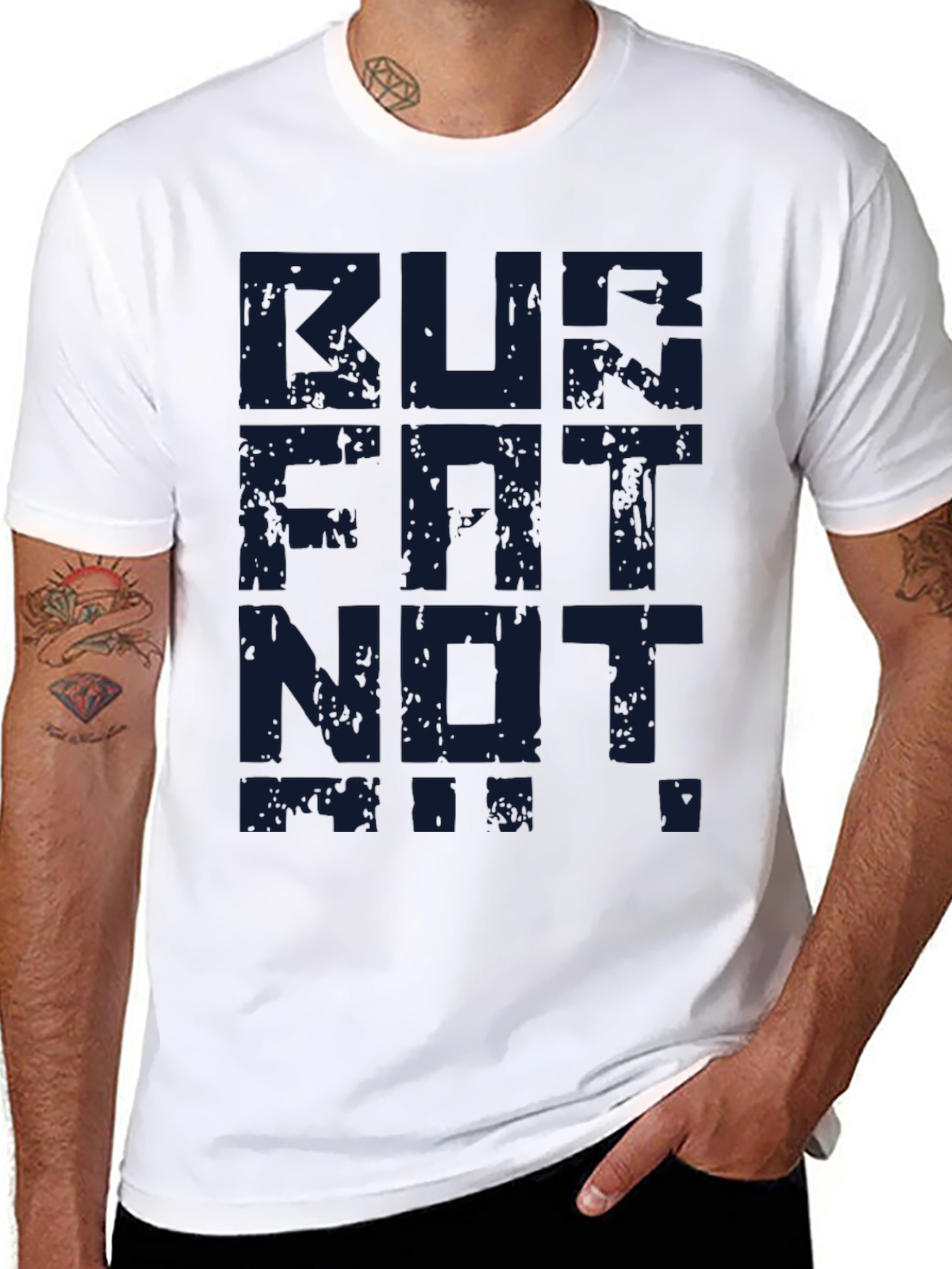 Run Not Sit Graphic Tee - Fitness Motivation Shirt