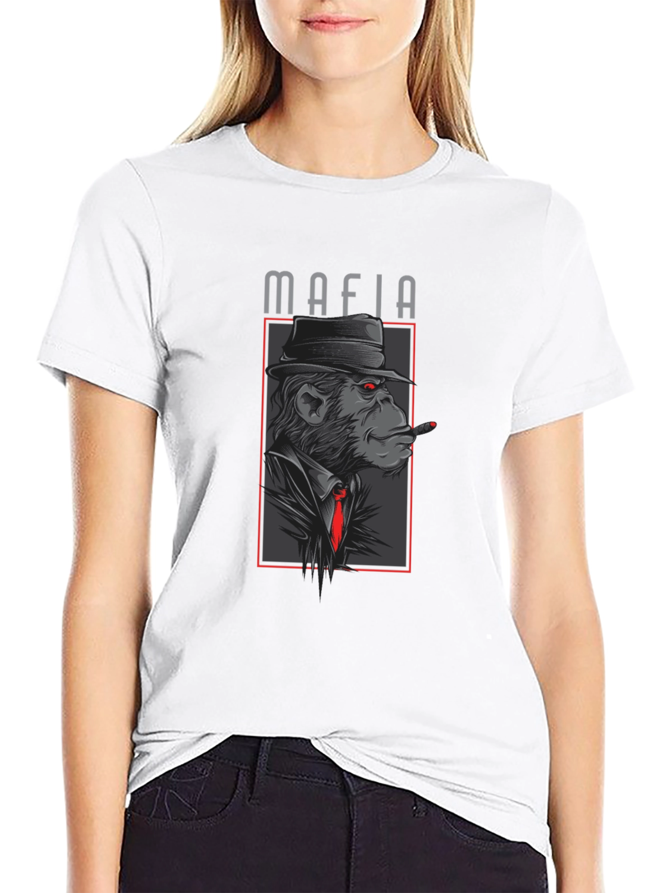Mafia Monkey T-Shirt - Stylish Graphic Tee