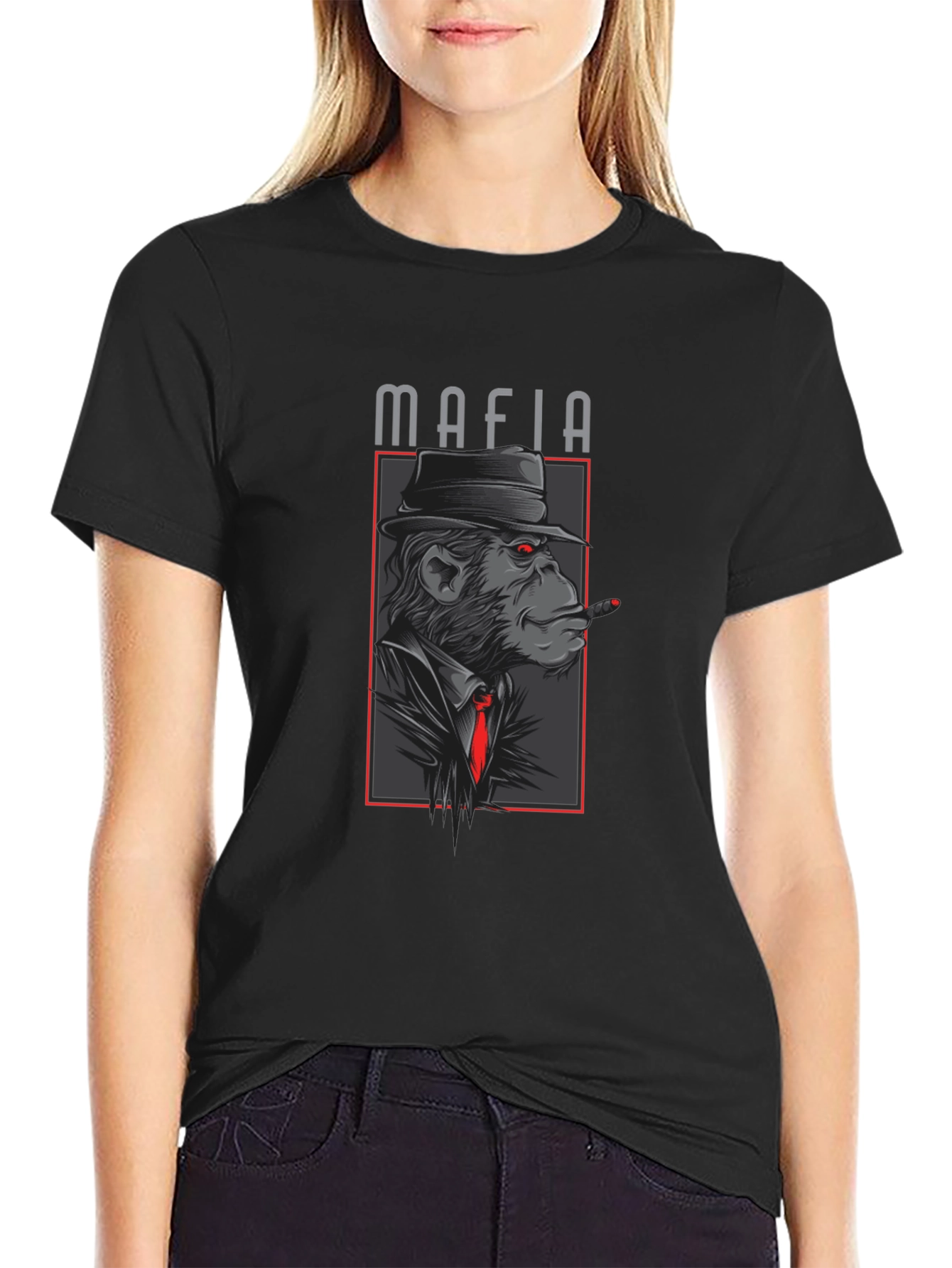 Mafia Monkey T-Shirt - Stylish Graphic Tee