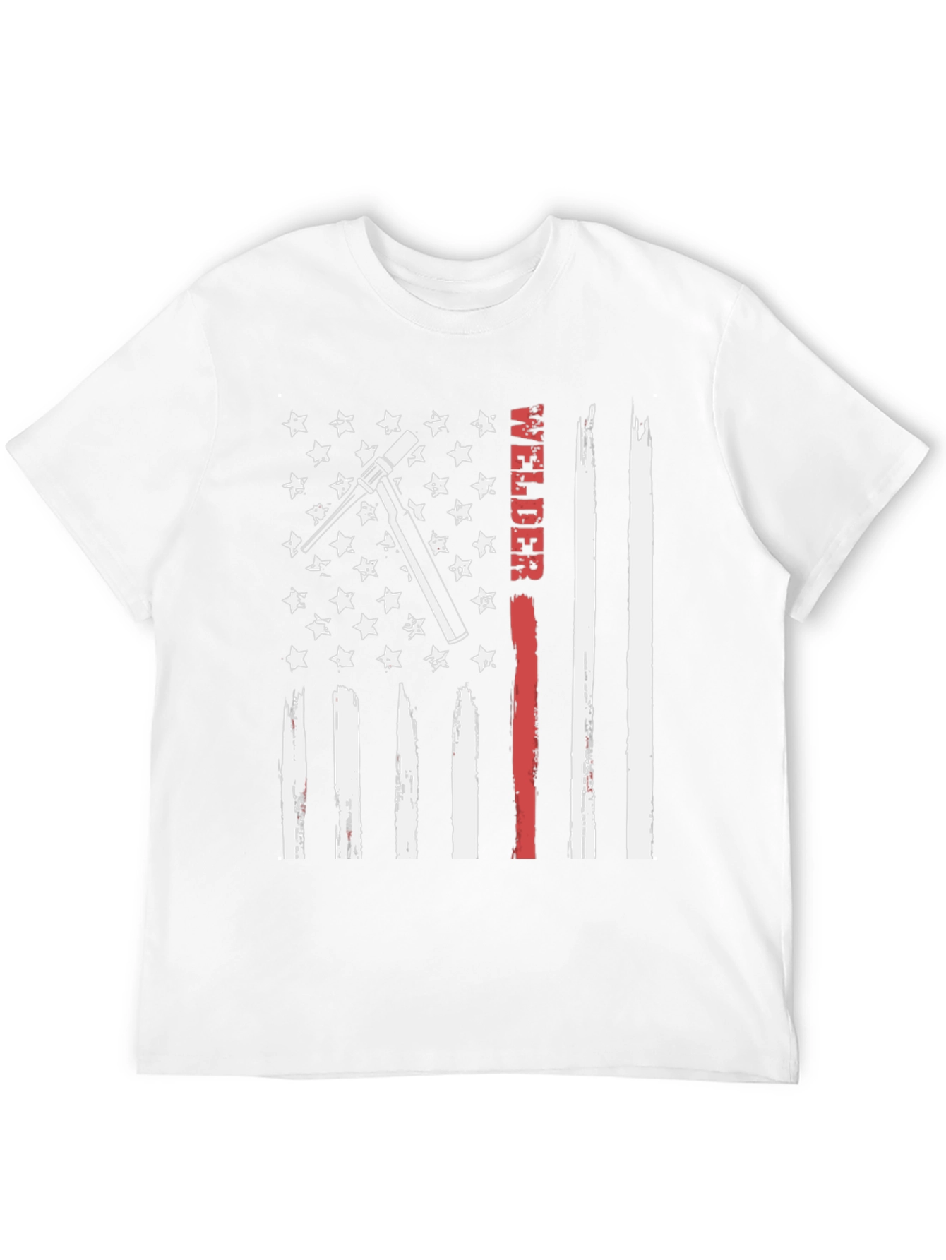 Welder American Flag Patriotic T-Shirt