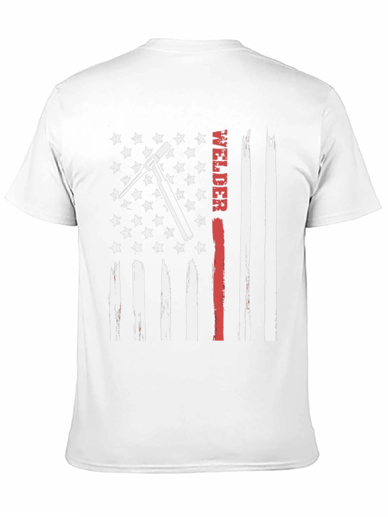Welder American Flag Patriotic T-Shirt