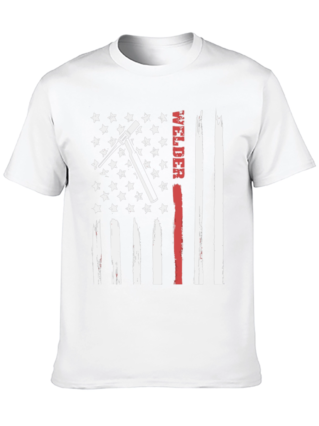 Welder American Flag Patriotic T-Shirt