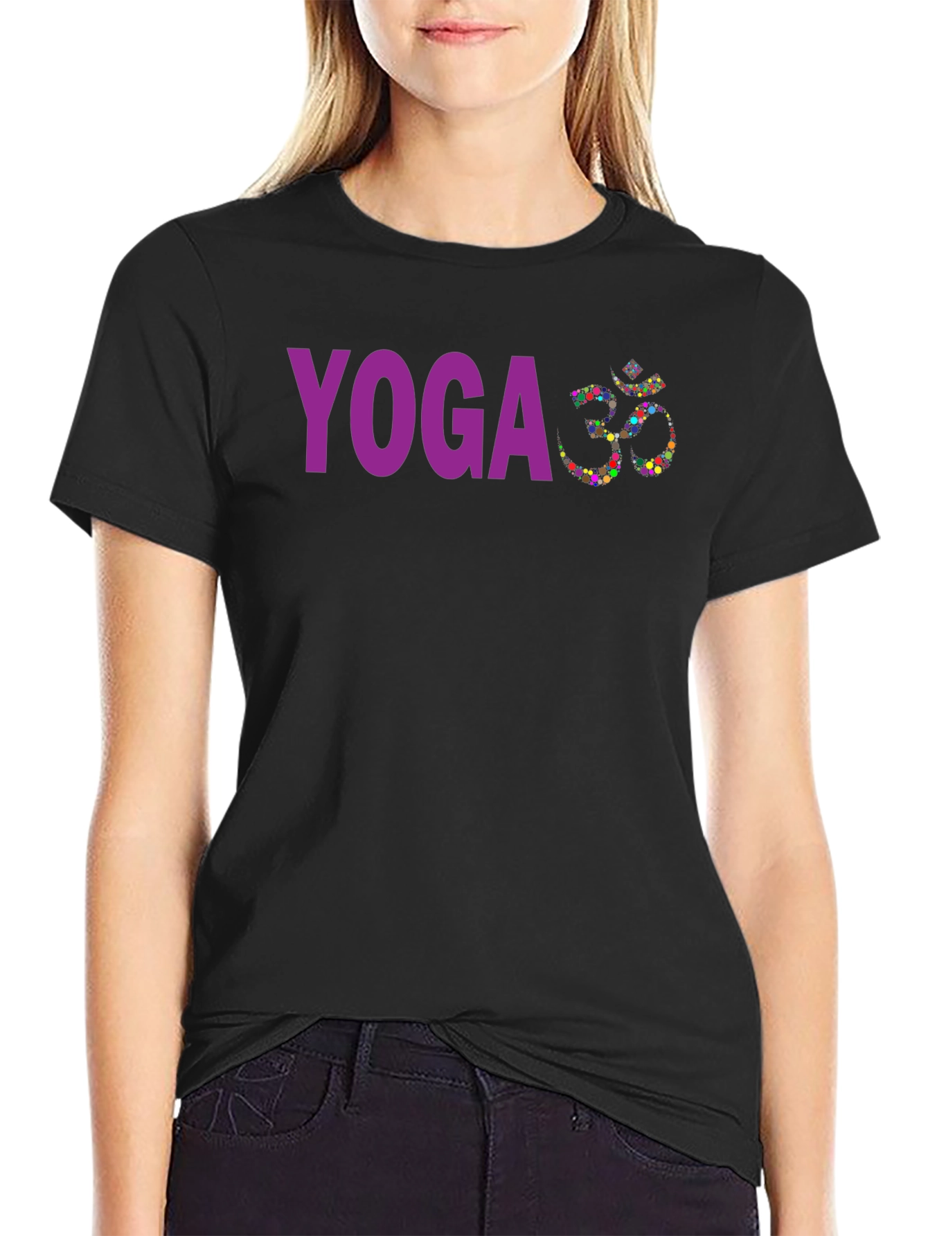 Yoga Om Symbol Graphic T-Shirt