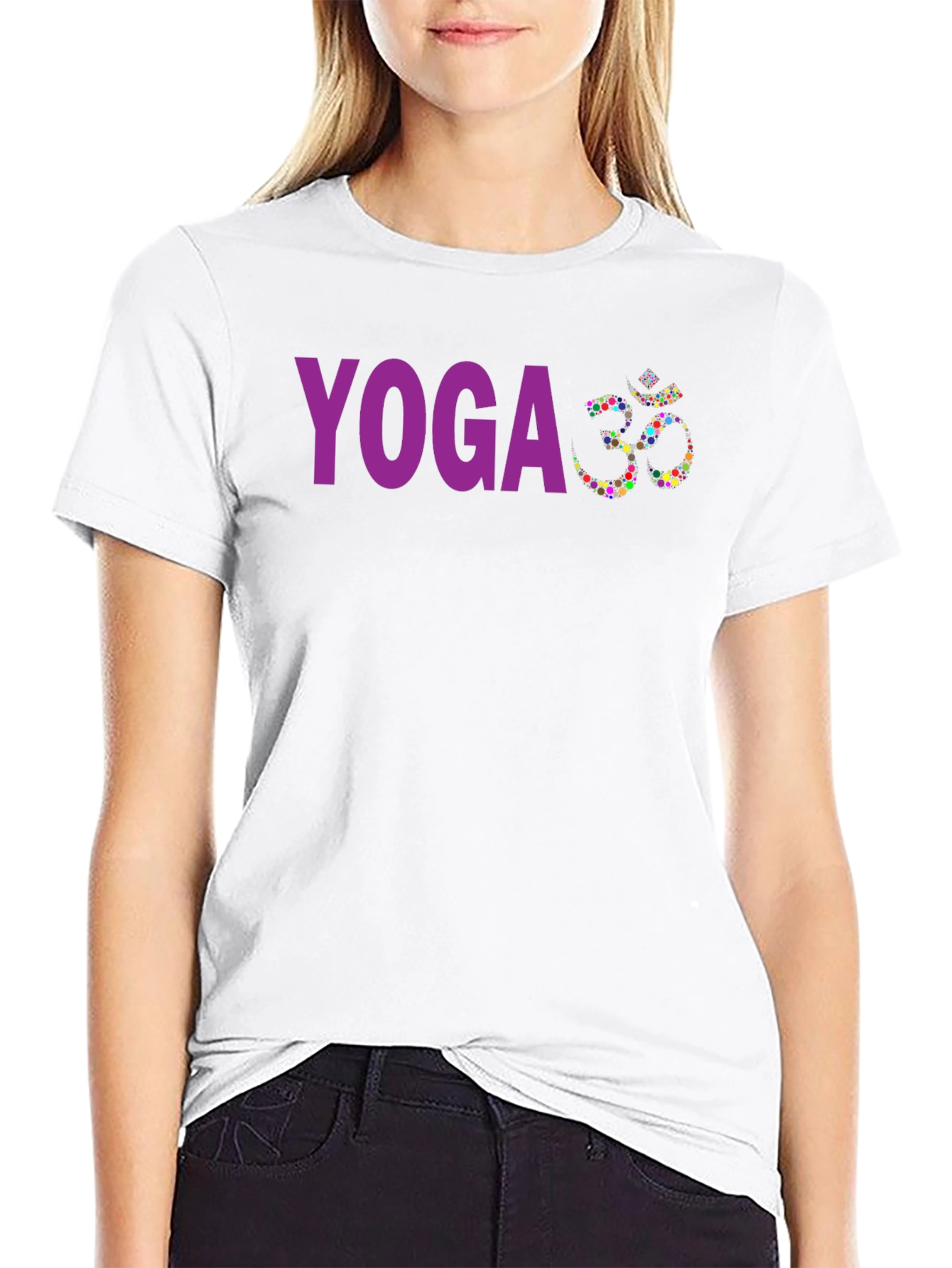 Yoga Om Symbol Graphic T-Shirt
