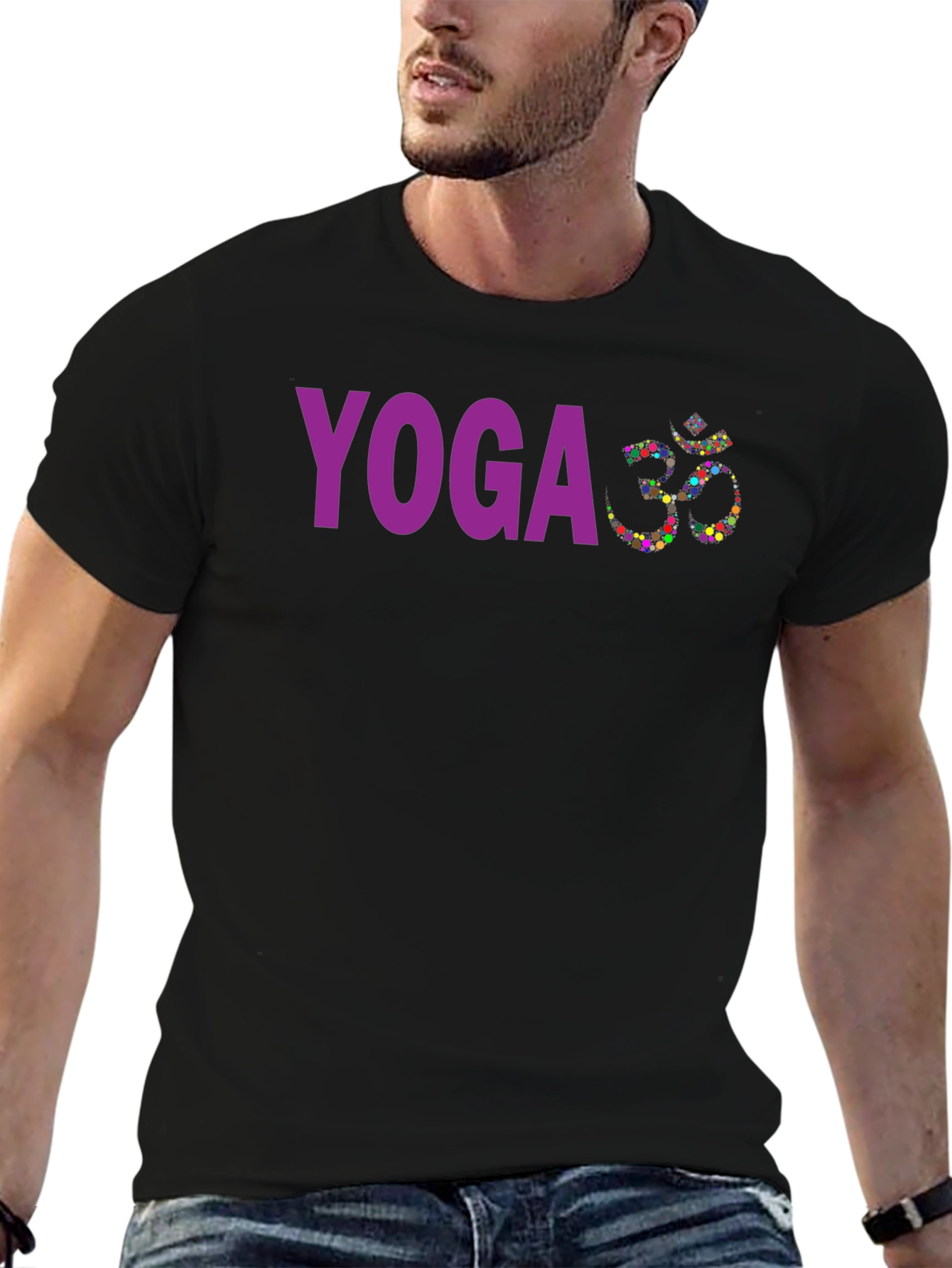 Yoga Om Symbol Graphic T-Shirt