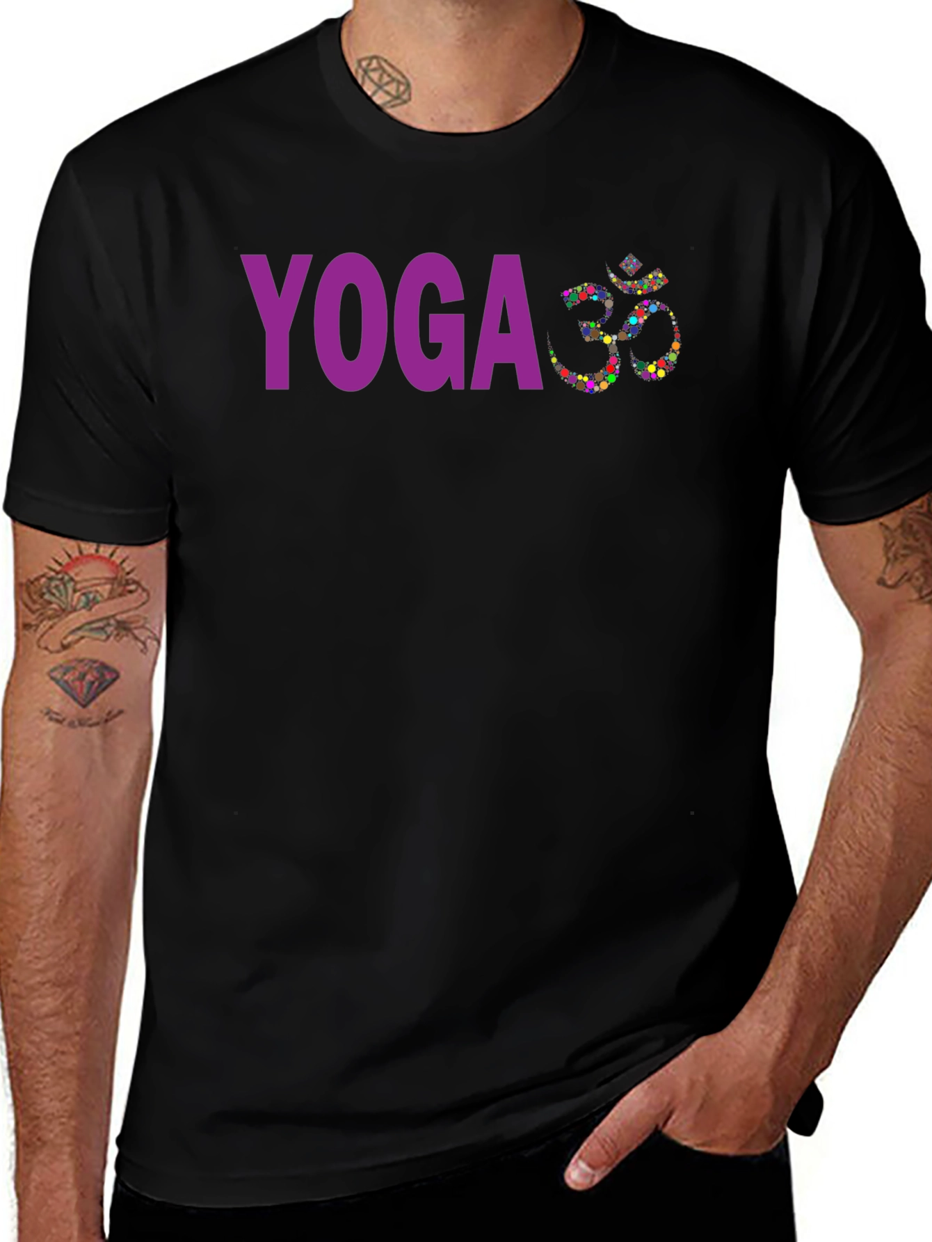 Yoga Om Symbol Graphic T-Shirt