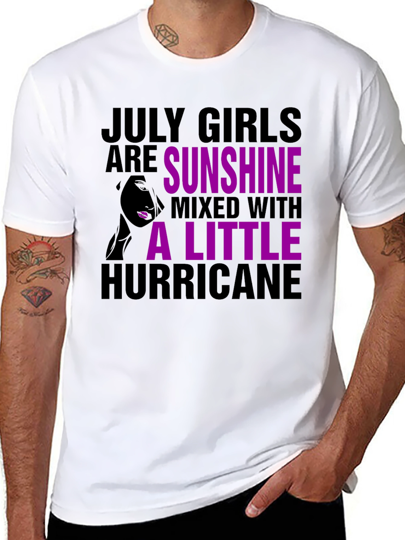 July Girls Sunshine Hurricane Black T-Shirt