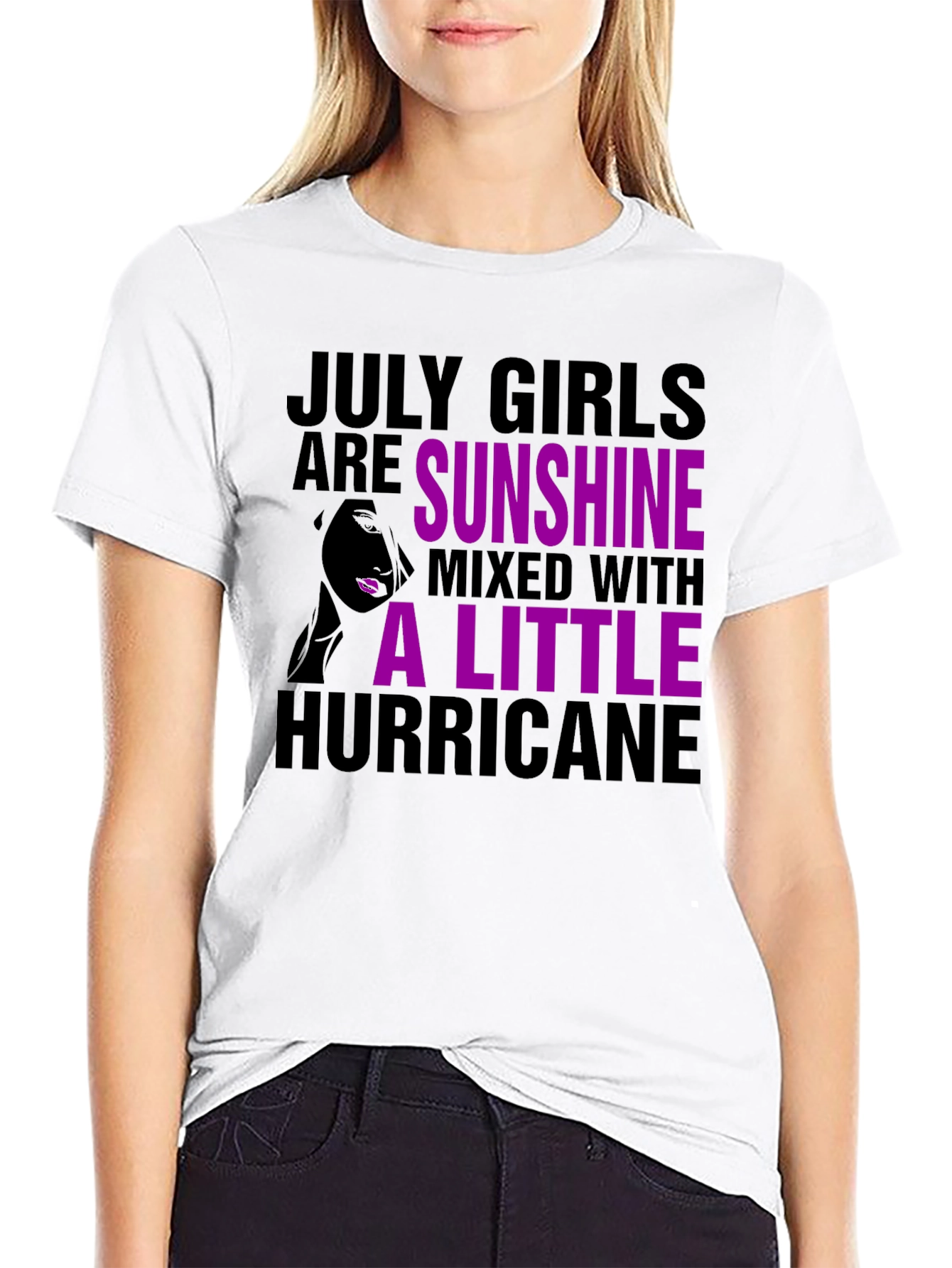 July Girls Sunshine Hurricane Black T-Shirt