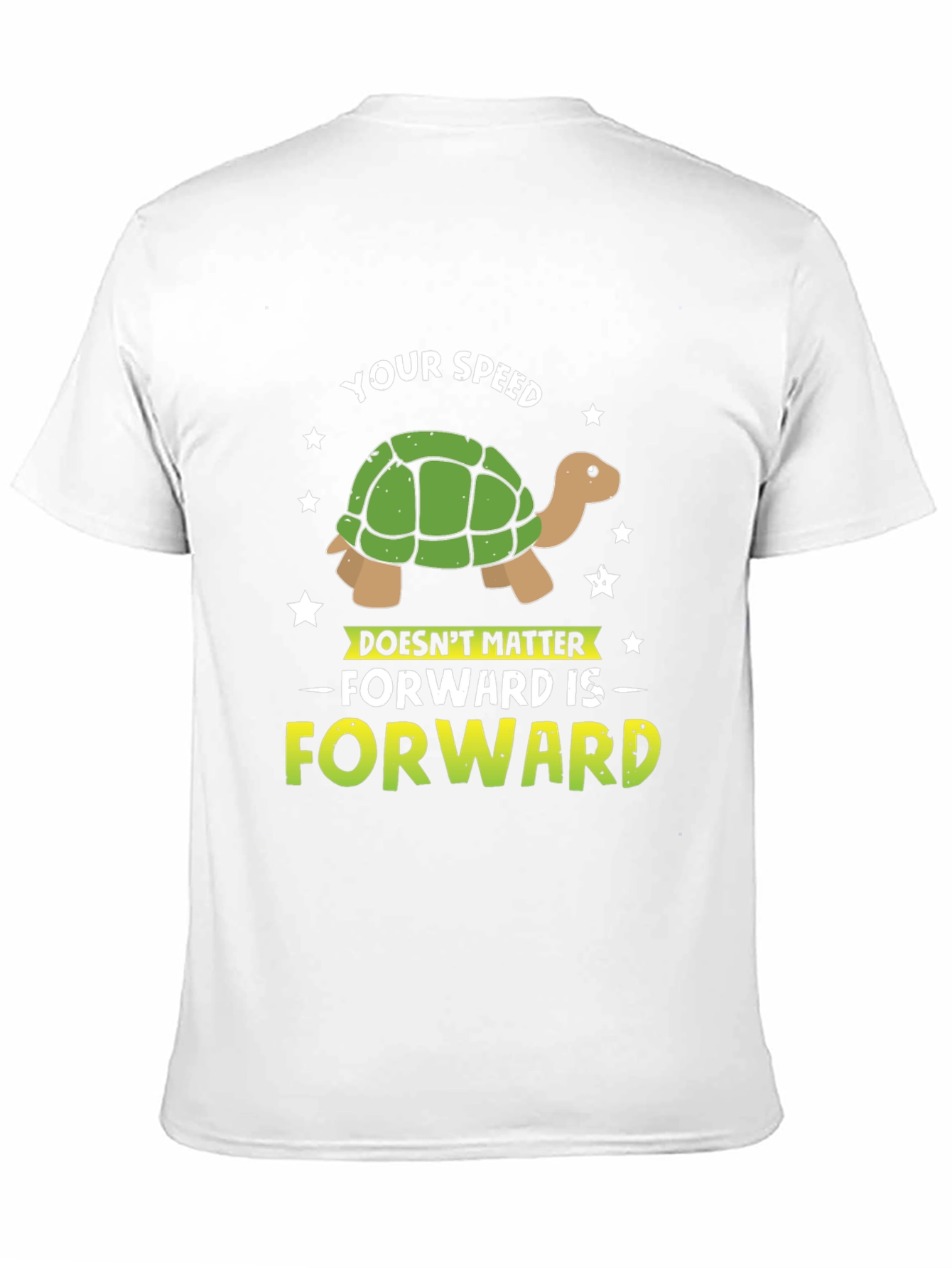Your Speed Doesnt Matter Turtle Graphic T-Shirt