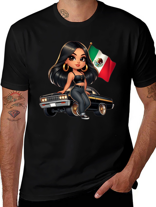 Latina Car Lowrider T-Shirt