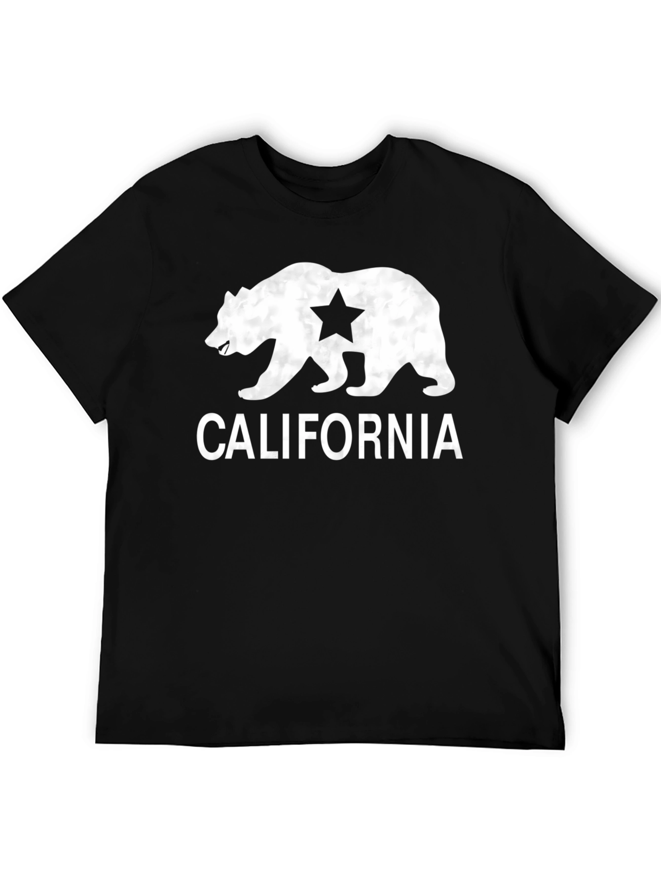 California Bear Graphic Tee - Black