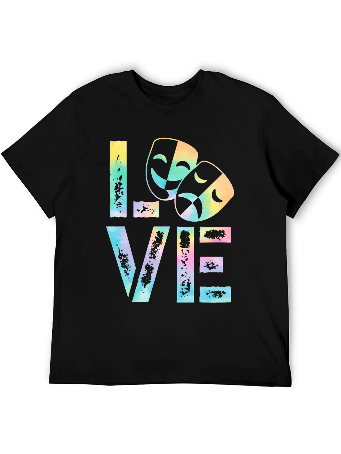 Drama Masks LOVE T-Shirt Theater Lover Tee