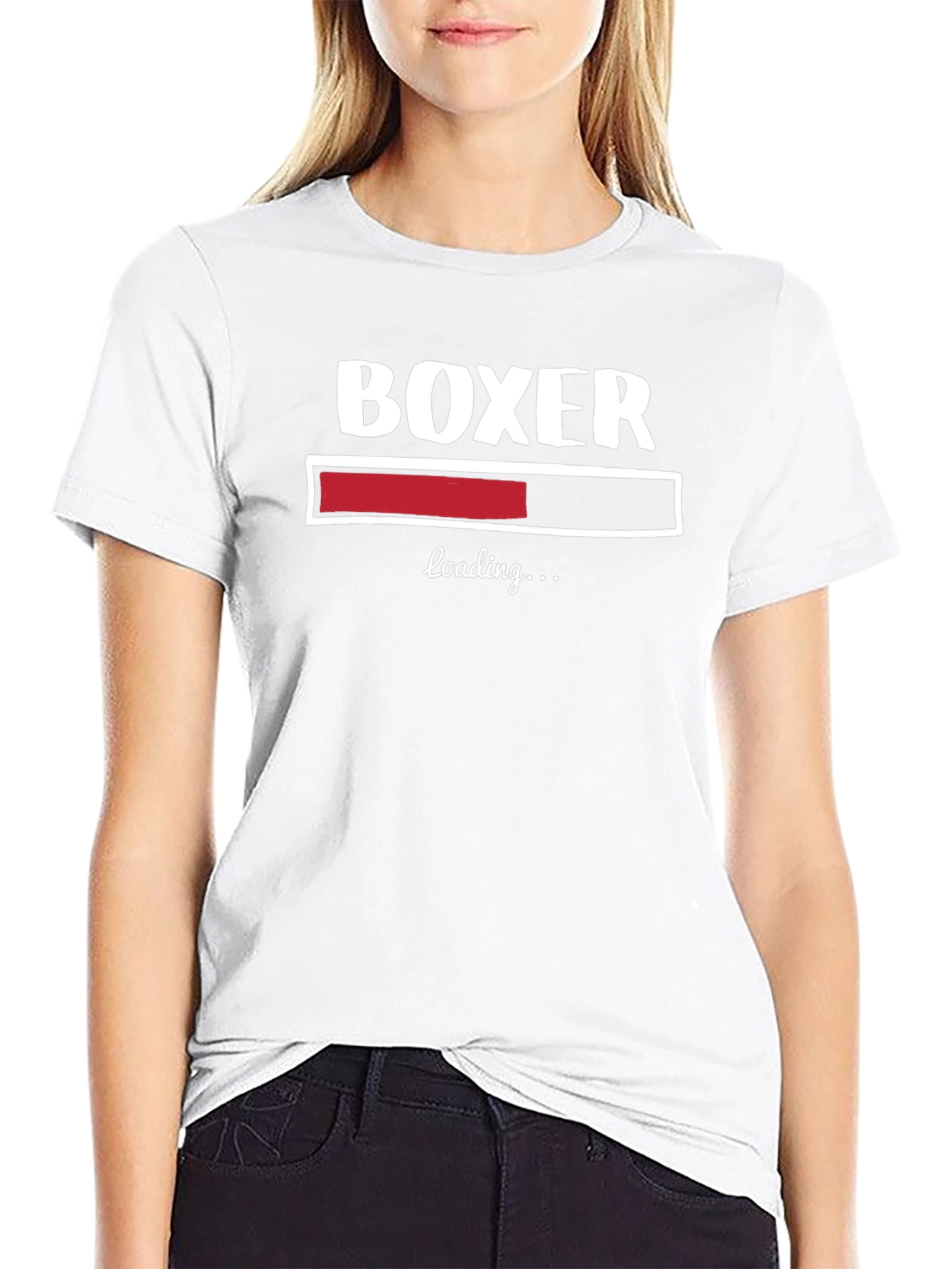 Boxer Loading Funny T-Shirt