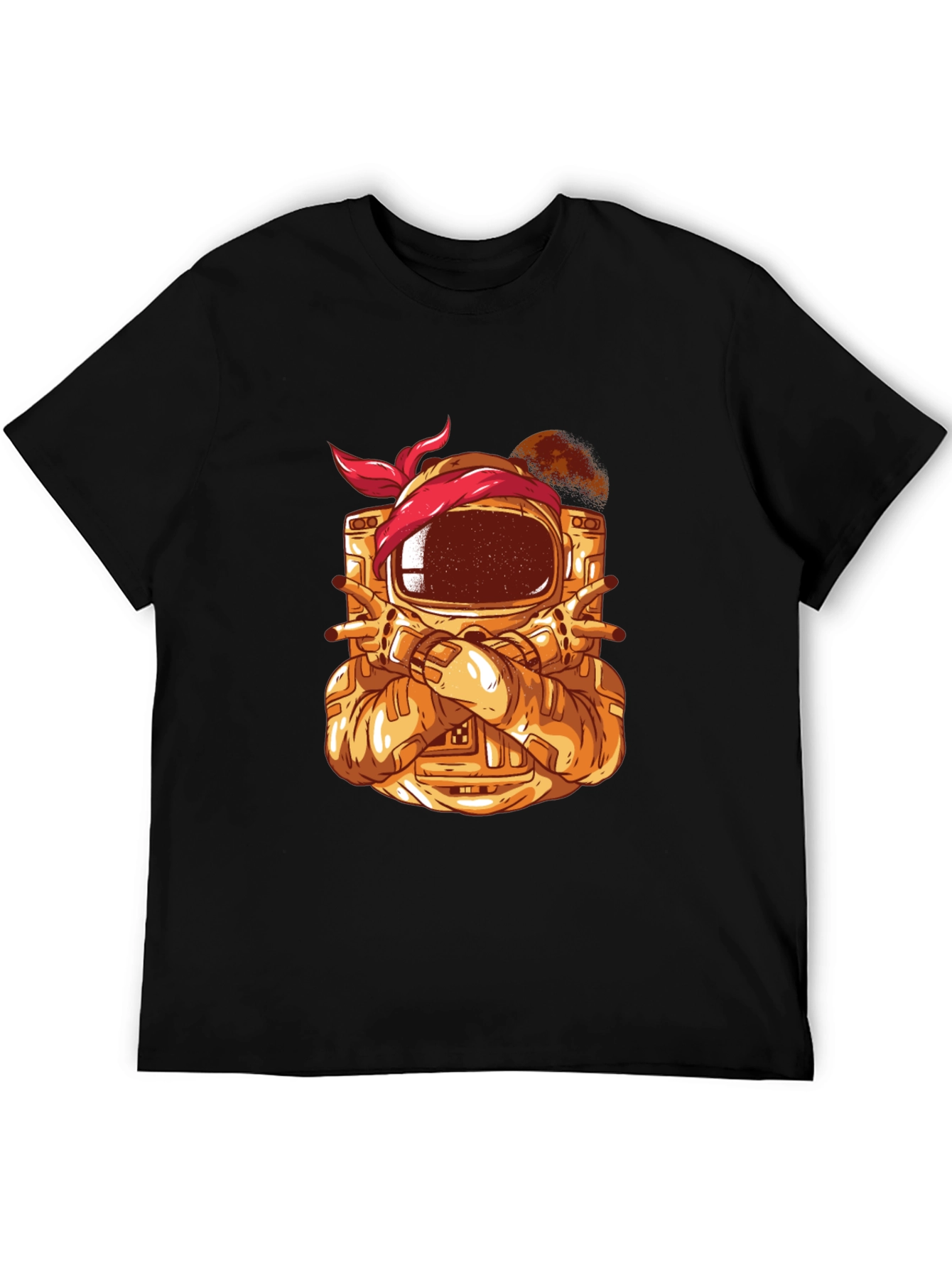 Astronaut Graphic Tee - Cool Space Design