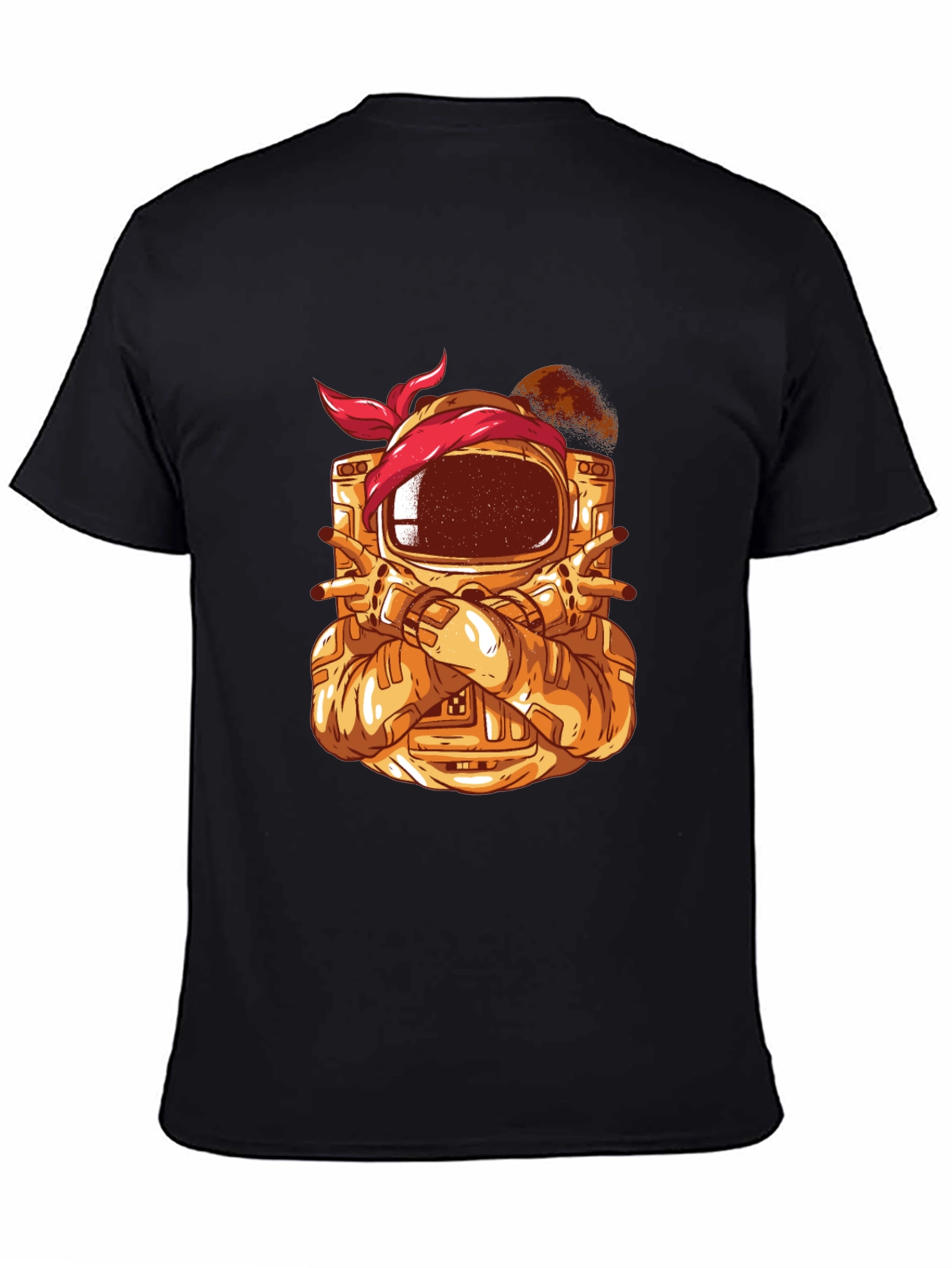 Astronaut Graphic Tee - Cool Space Design