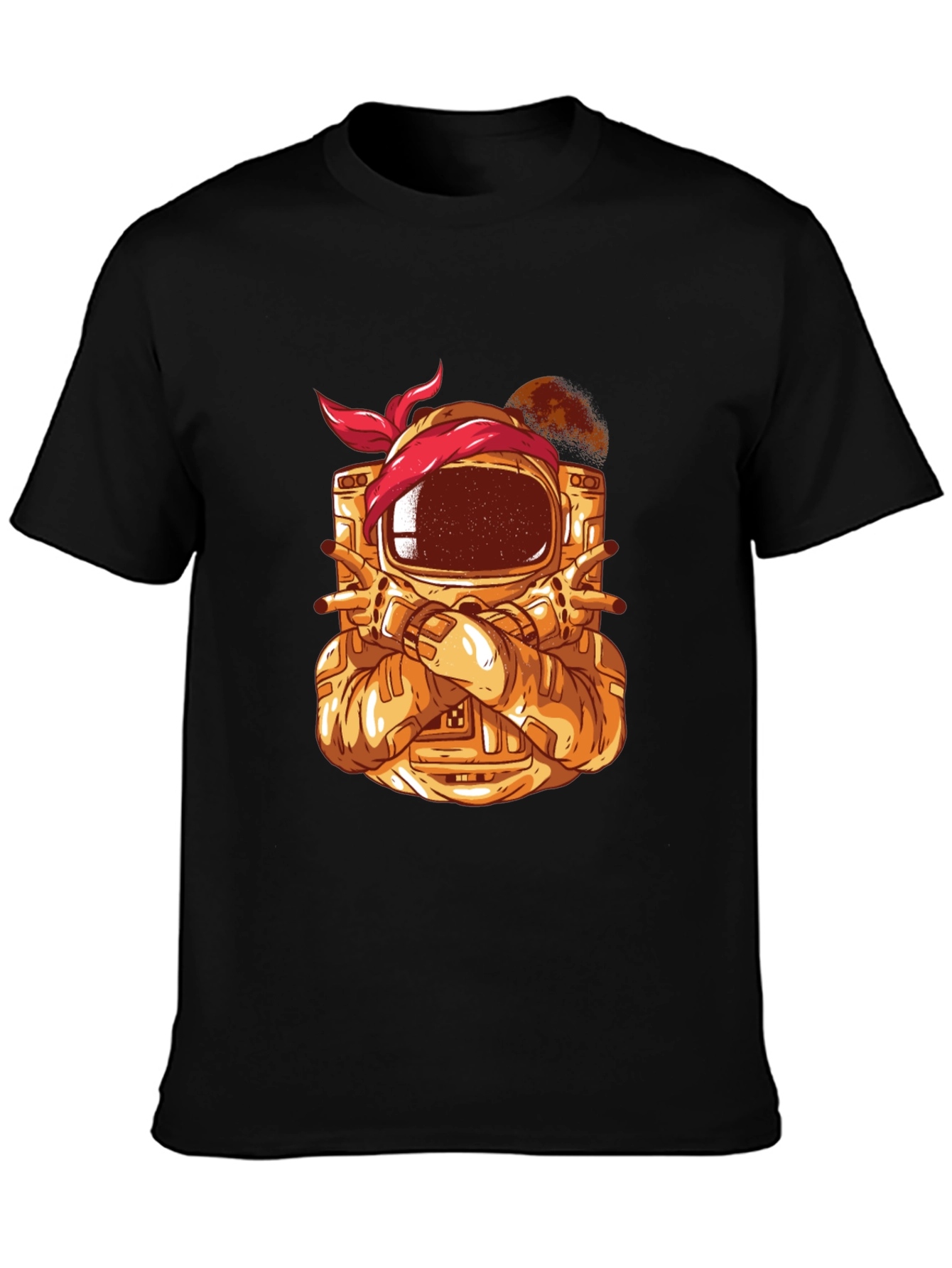 Astronaut Graphic Tee - Cool Space Design