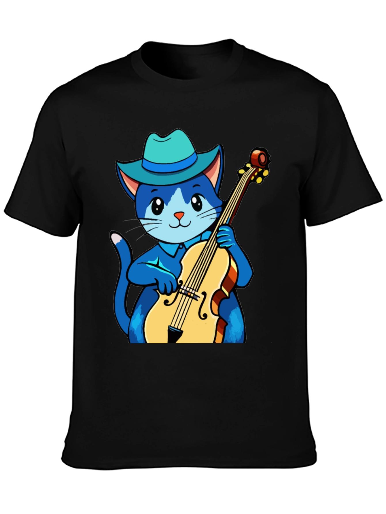 Cat Musician T-Shirt
