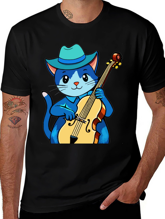 Cat Musician T-Shirt