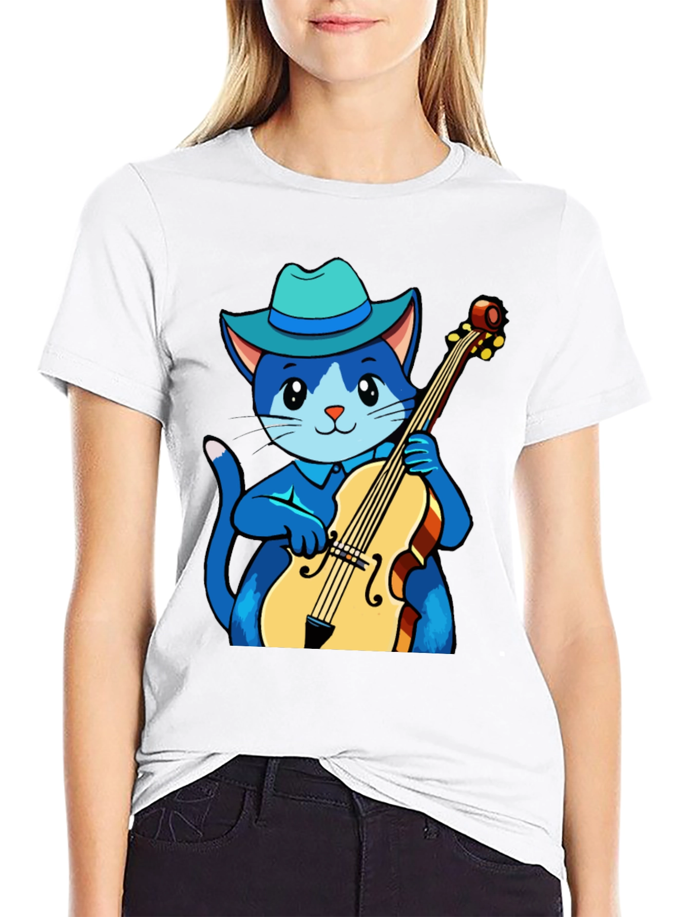 Cat Musician T-Shirt