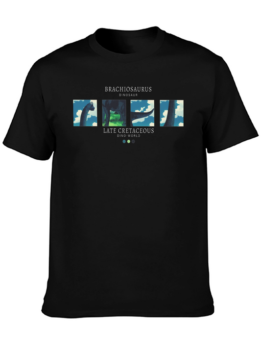 Brachiosaurus Dinosaur T-Shirt - Late Cretaceous Dino World Design