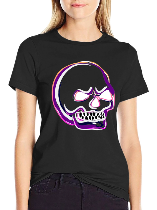 Skull Graphic Tee - Edgy Style
