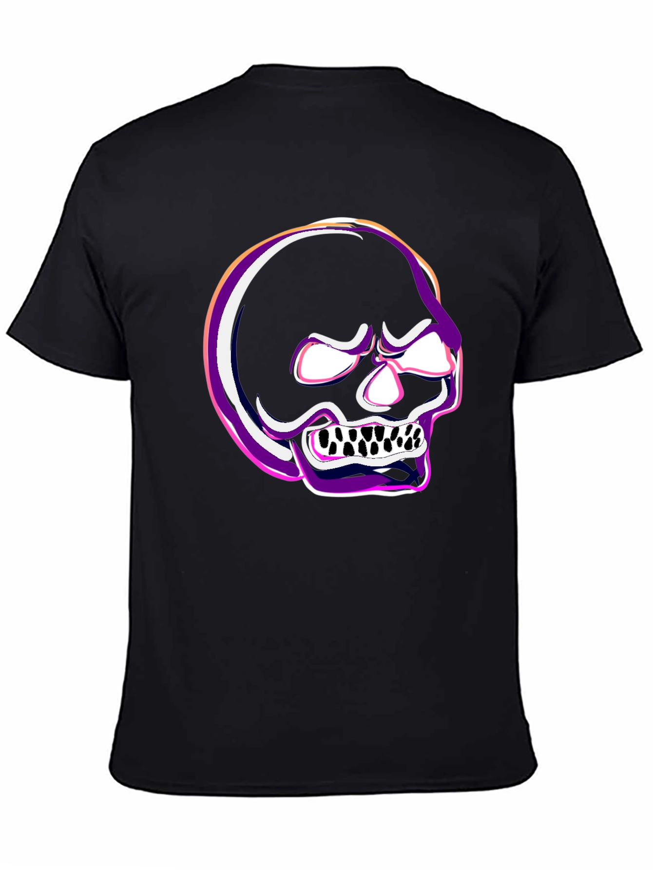 Skull Graphic Tee - Edgy Style