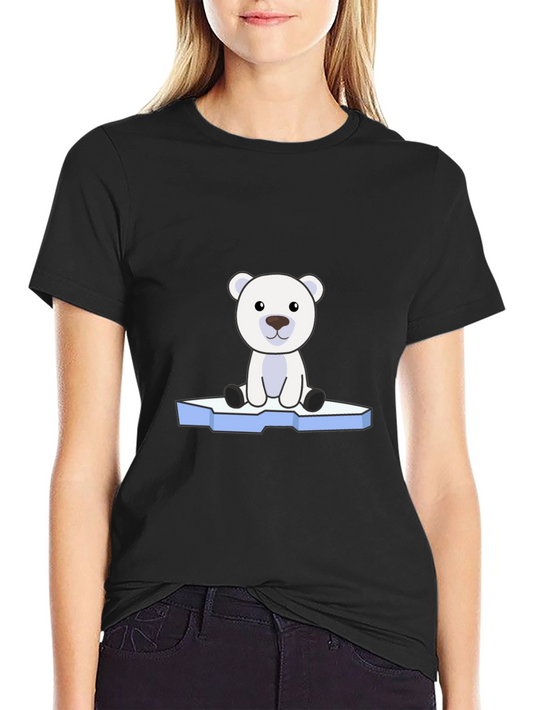 Polar Bear Graphic Tee - Cute Arctic Animal Design