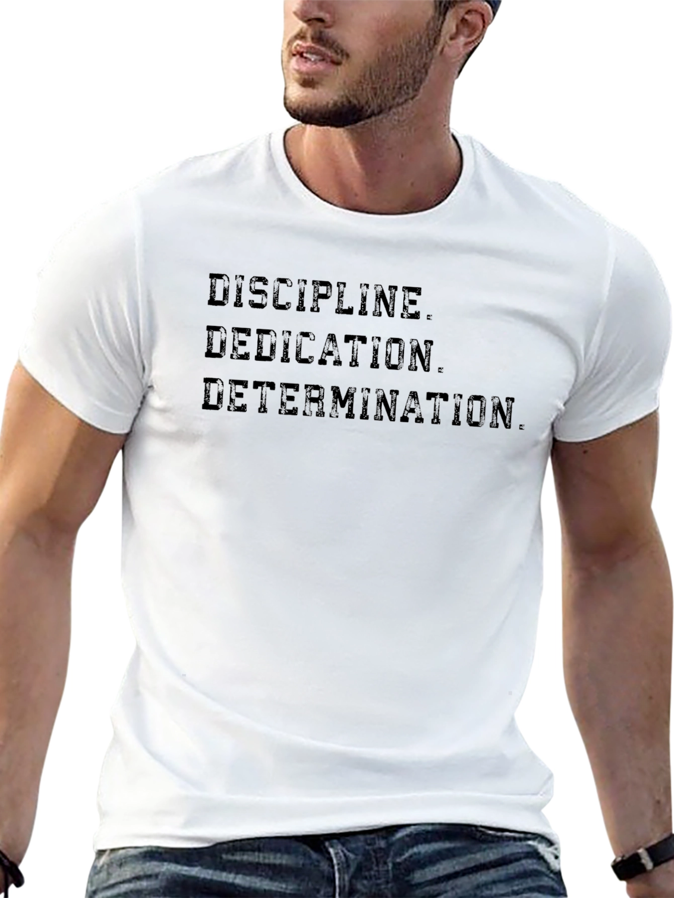 Discipline Dedication Determination Graphic Tee