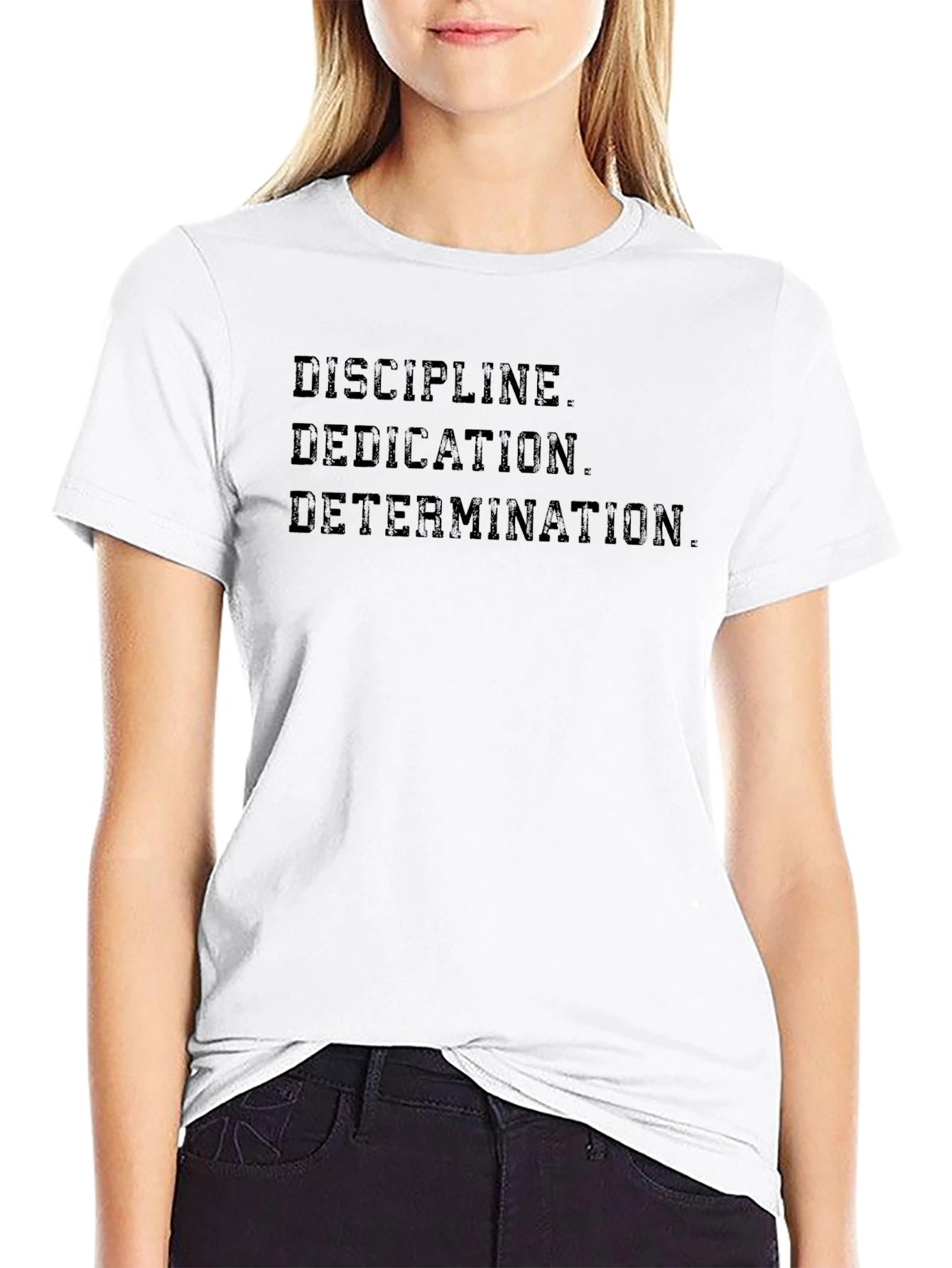 Discipline Dedication Determination Graphic Tee