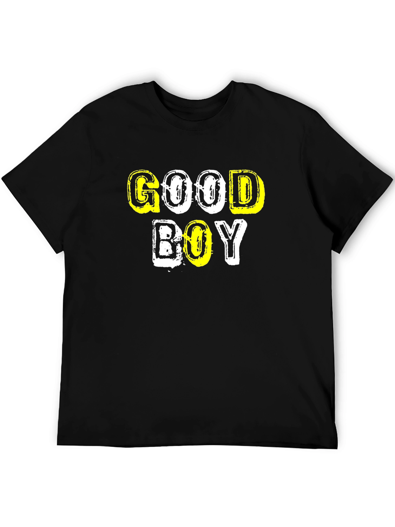 Good Boy Graphic Tee - Black Cotton T-Shirt