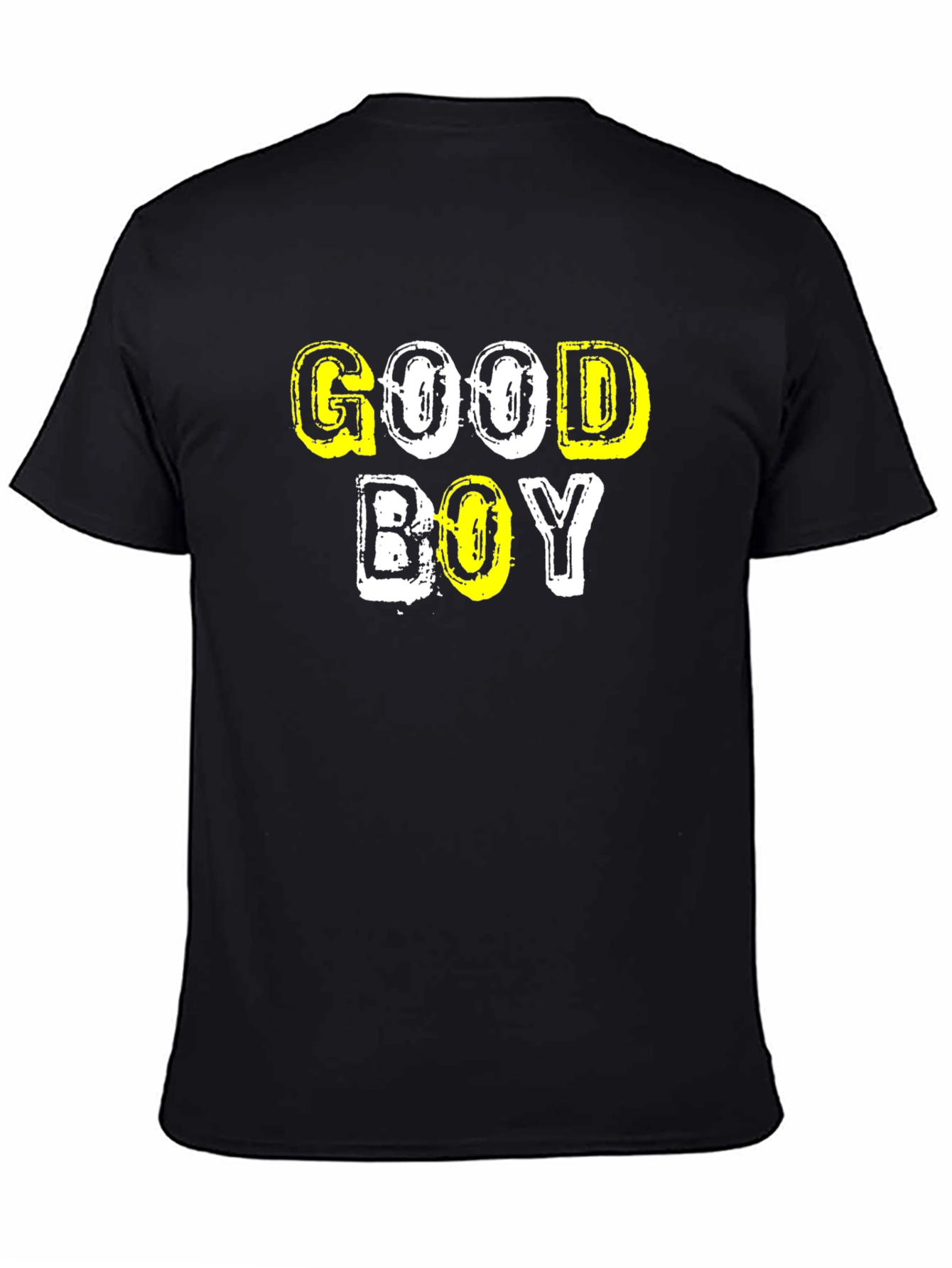 Good Boy Graphic Tee - Black Cotton T-Shirt