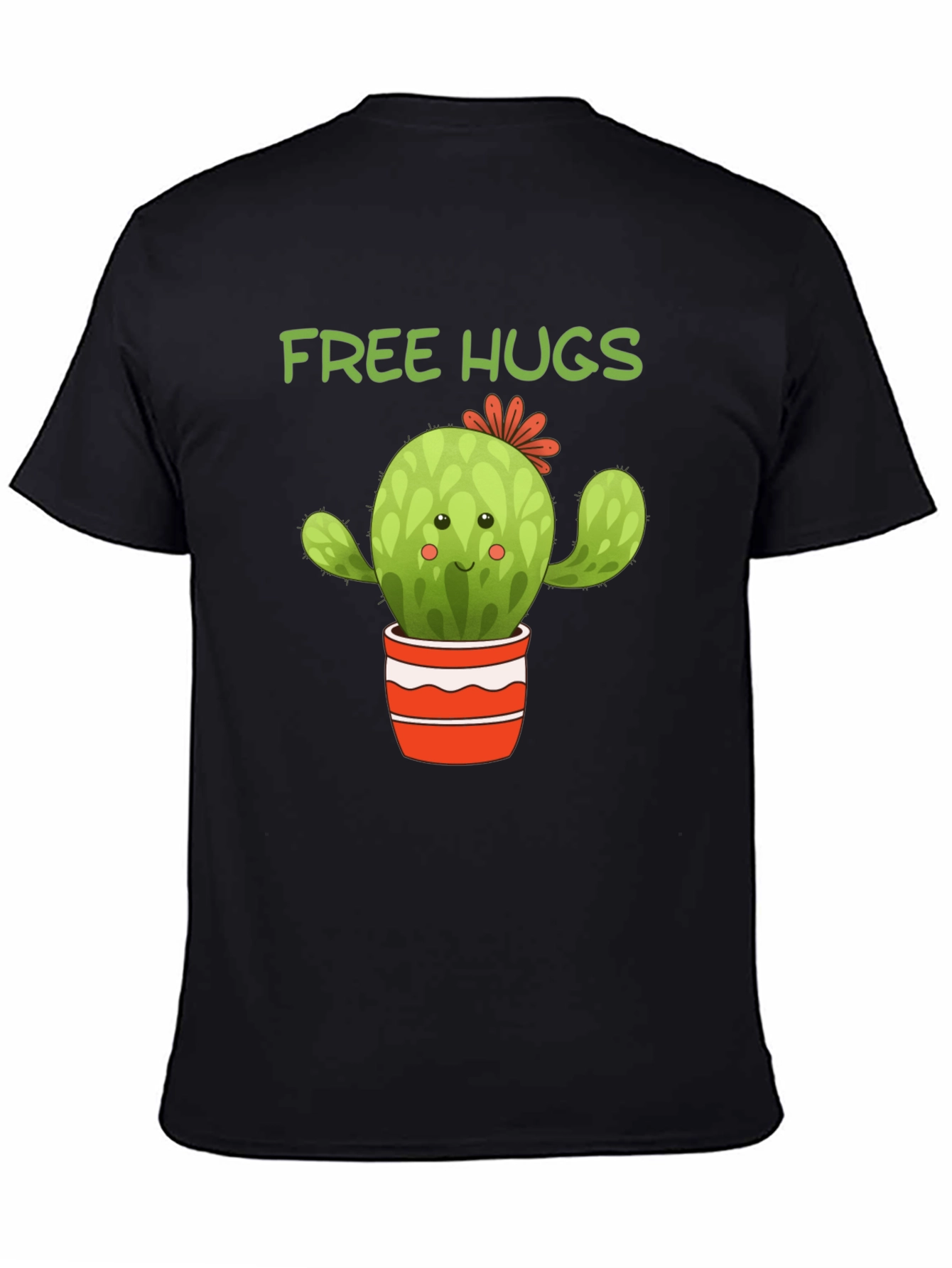 Free Hugs Cactus T-Shirt - Cute Graphic Tee