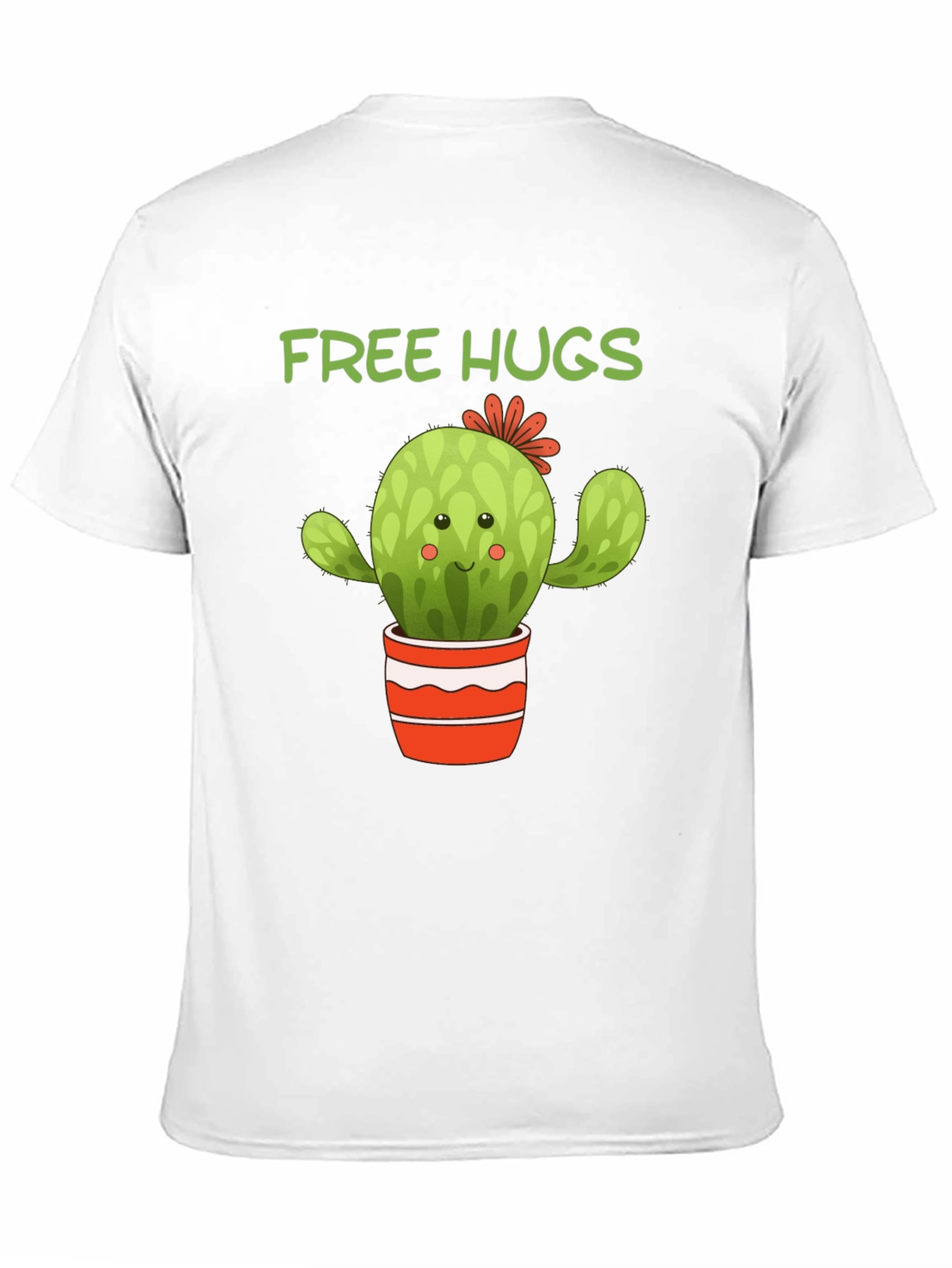 Free Hugs Cactus T-Shirt - Cute Graphic Tee
