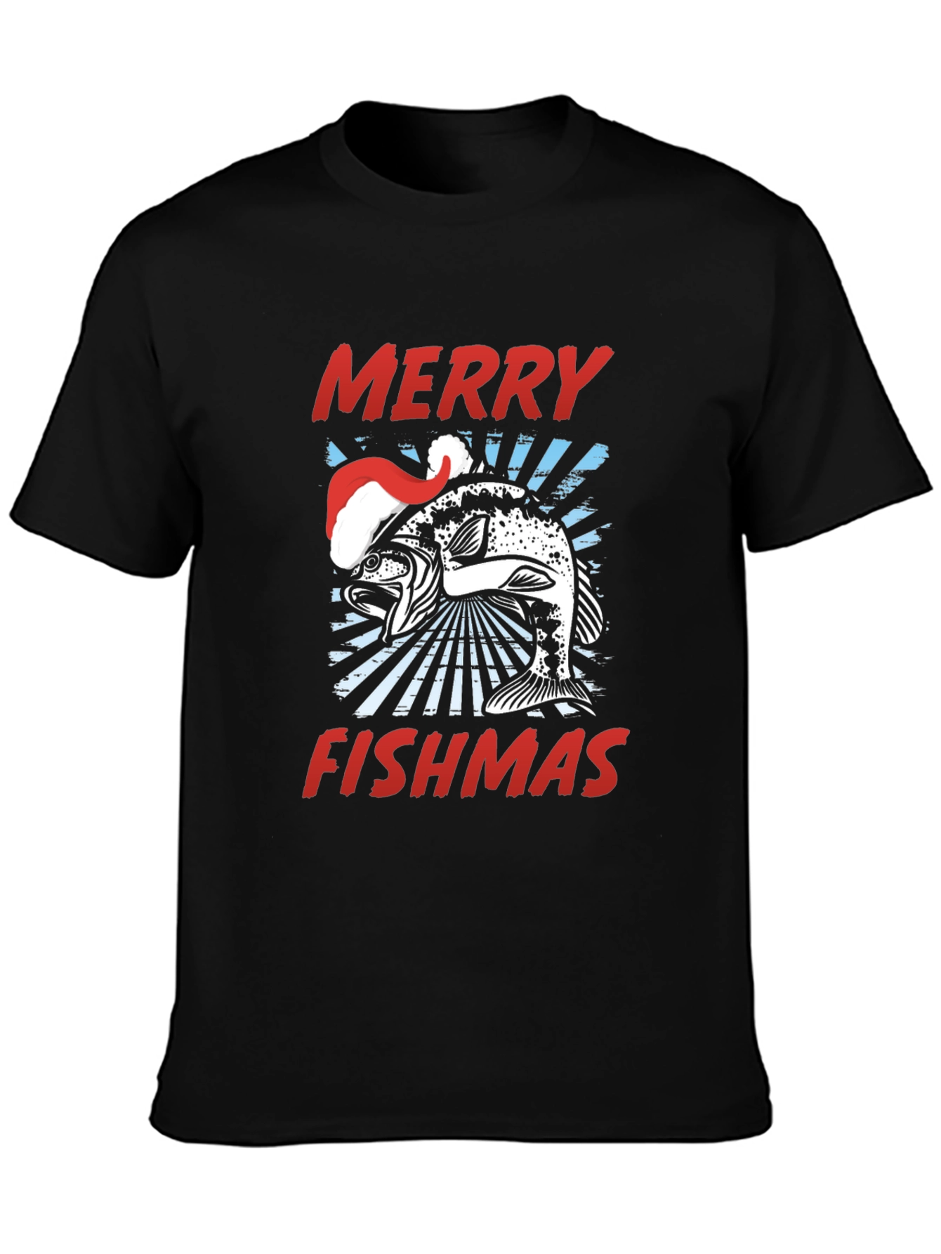 Merry Fishmas Graphic T-Shirt