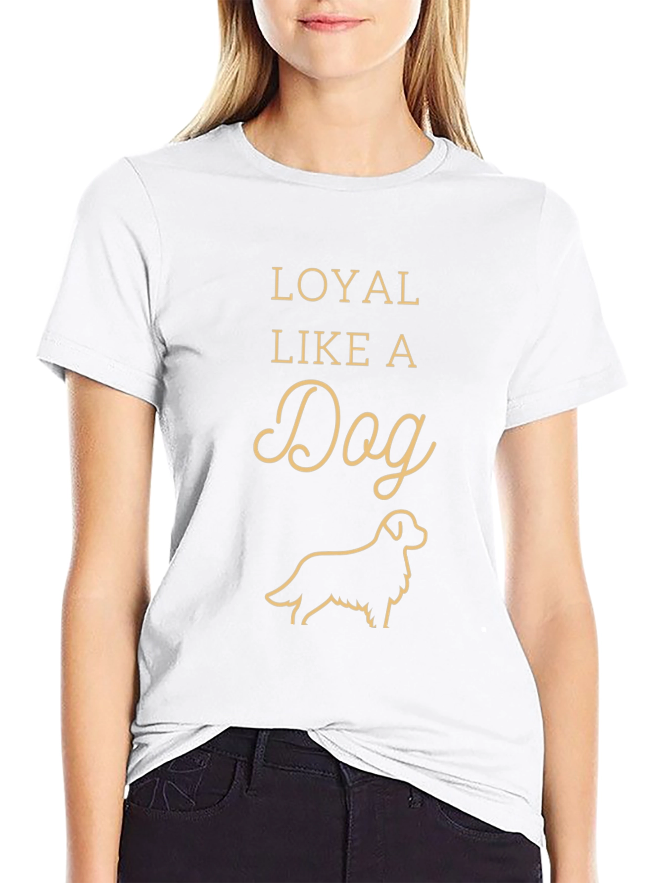 Loyal Like a Dog Graphic Tee - Black