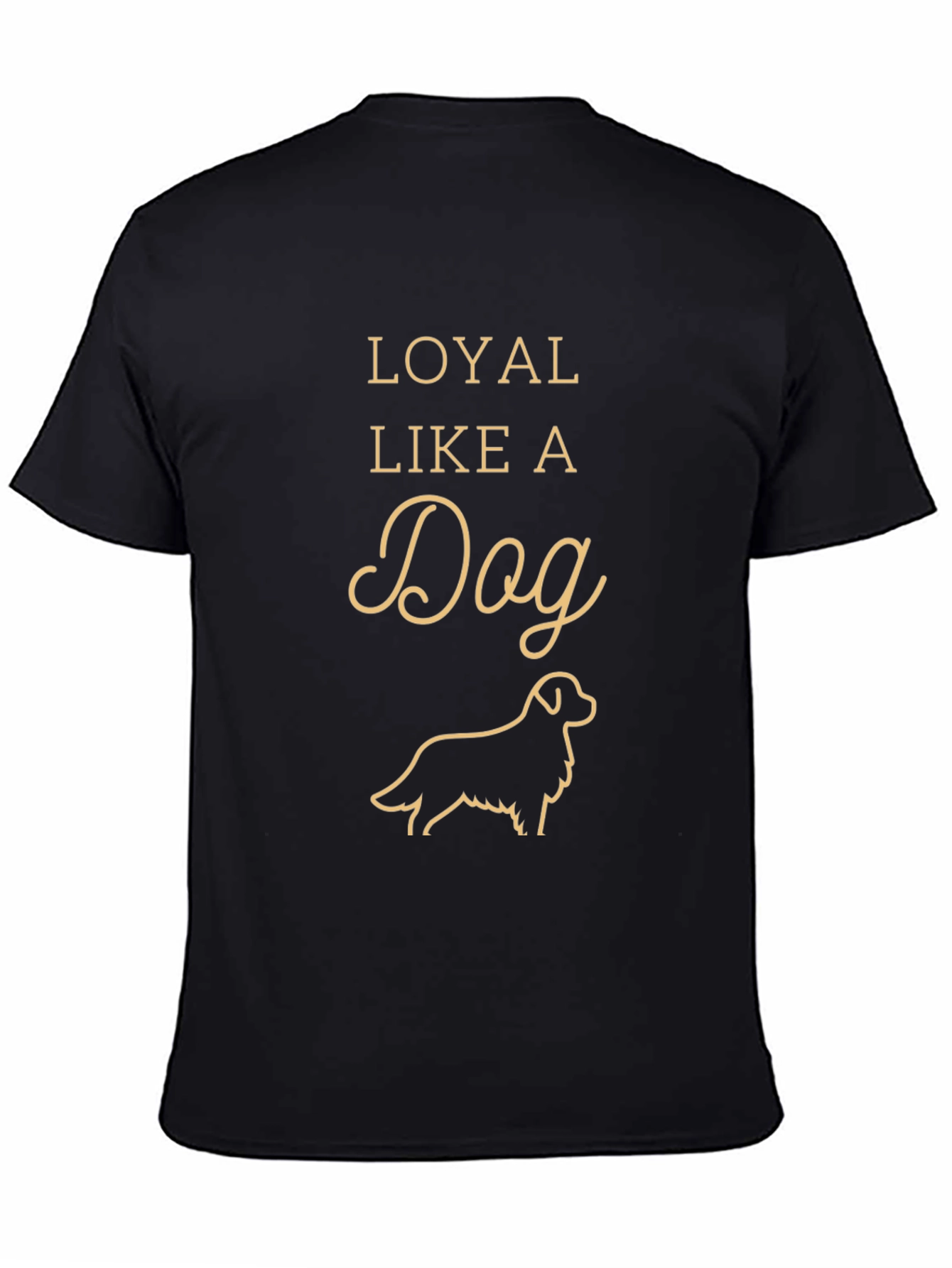 Loyal Like a Dog Graphic Tee - Black
