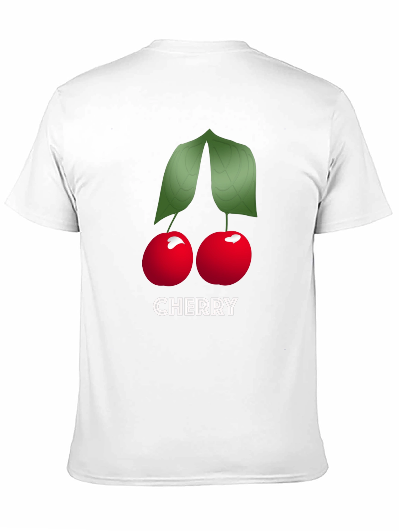 Cherry Graphic Tee - Soft Cotton Black T-Shirt