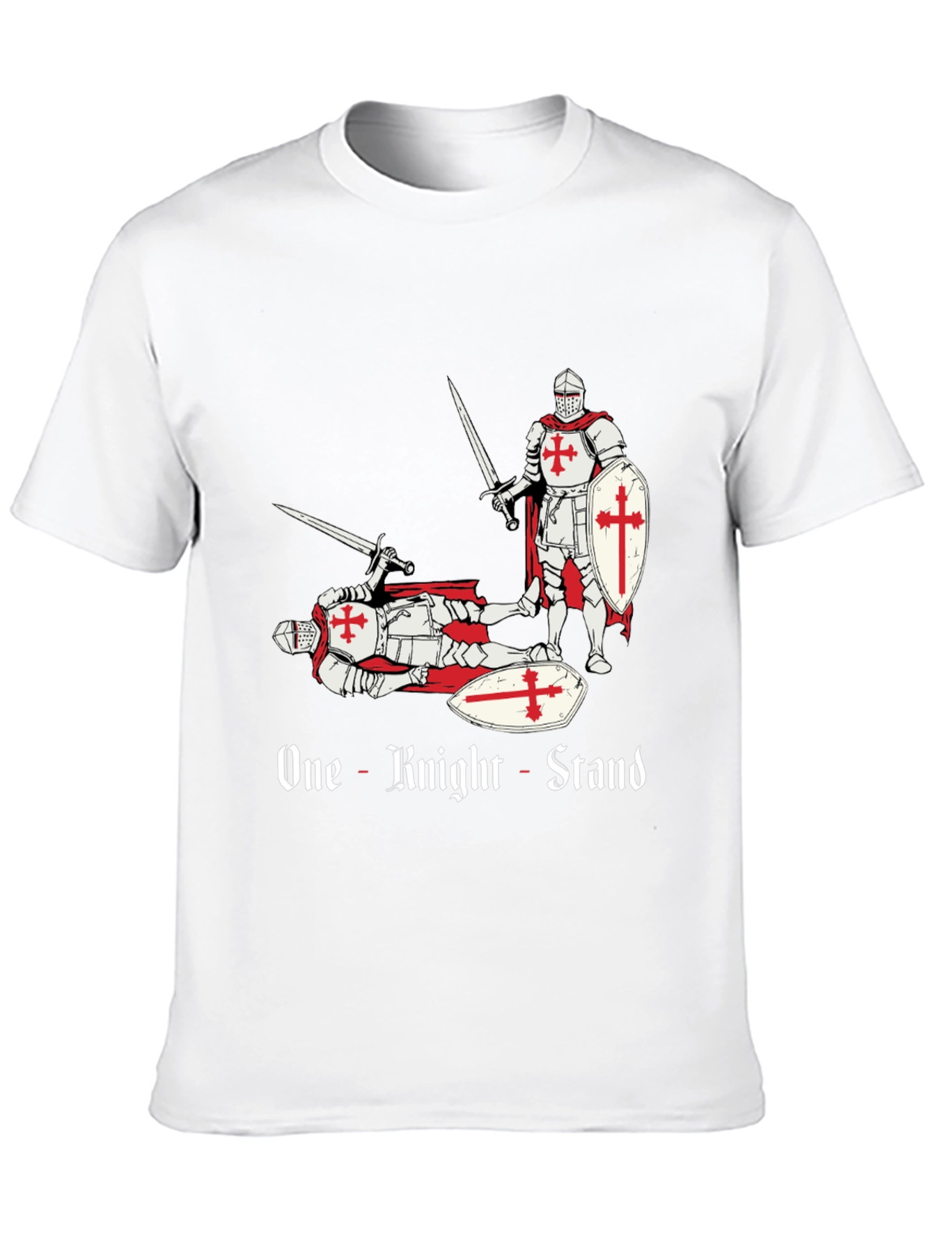 One Knight Stand T-Shirt - Crusader Humor Tee