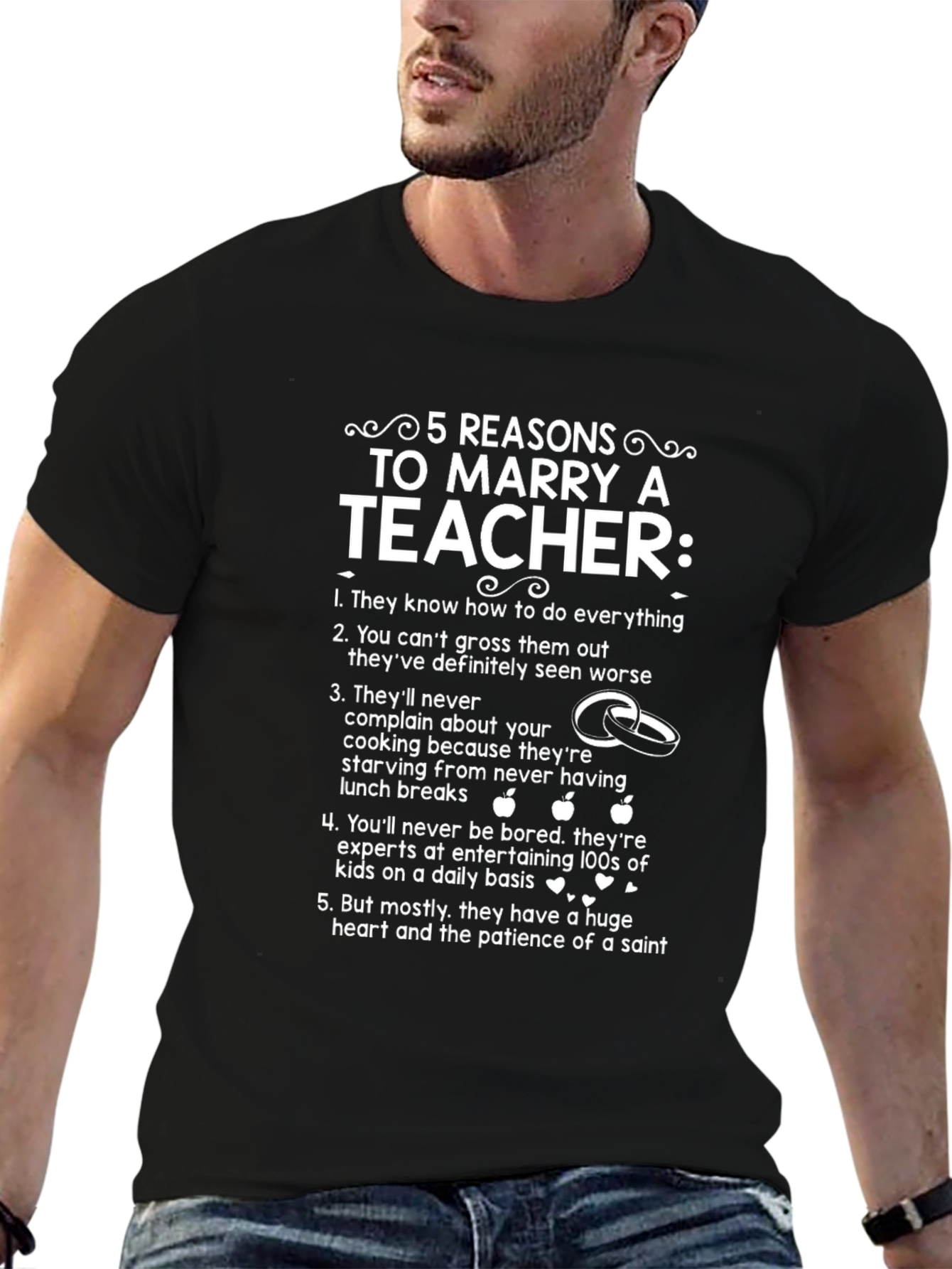Reasons to Marry a Teacher Graphic Tee